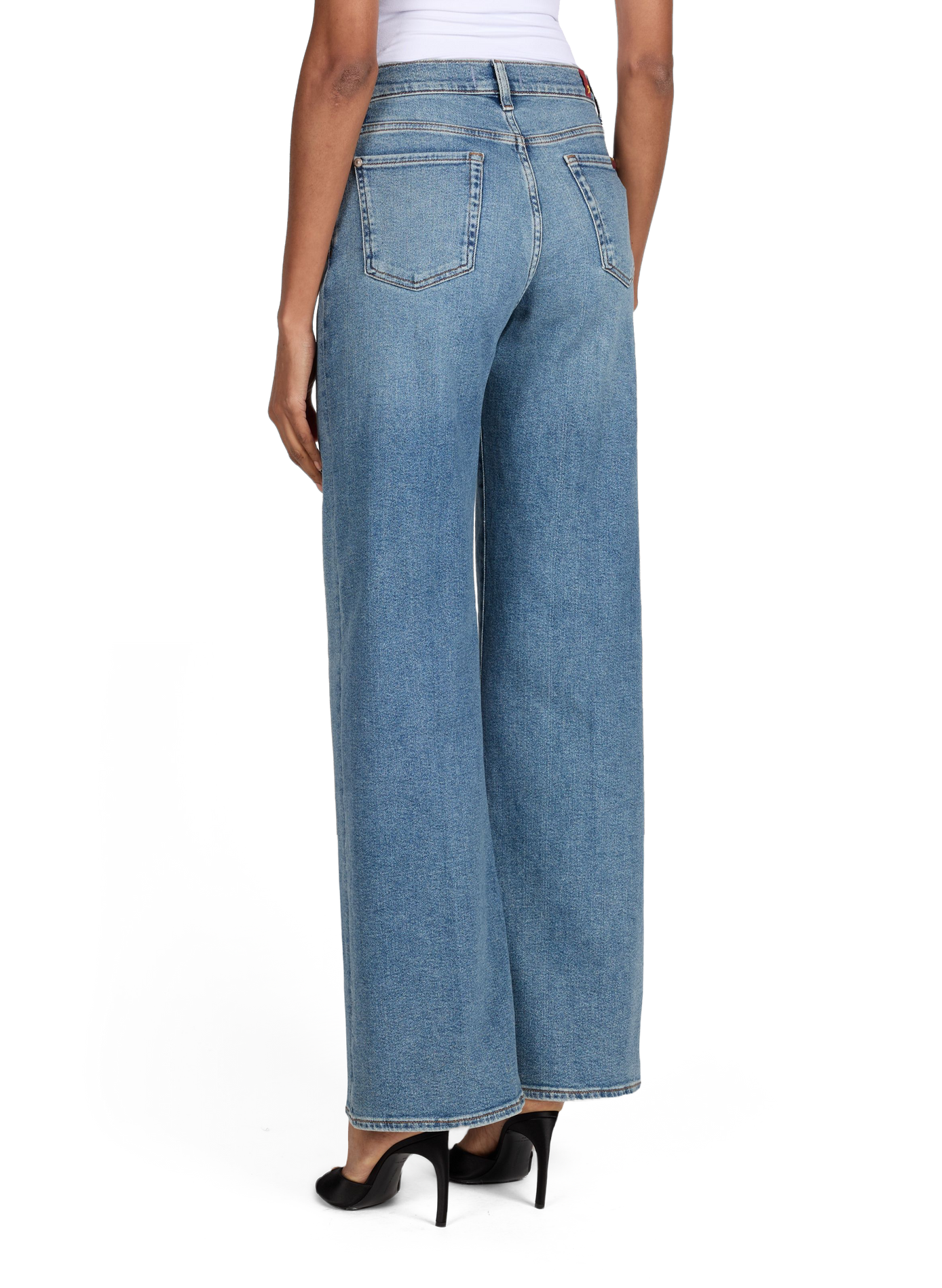 Boot-cut Lotta jeans in blended cotton 7 FOR ALL MANKIND Blue