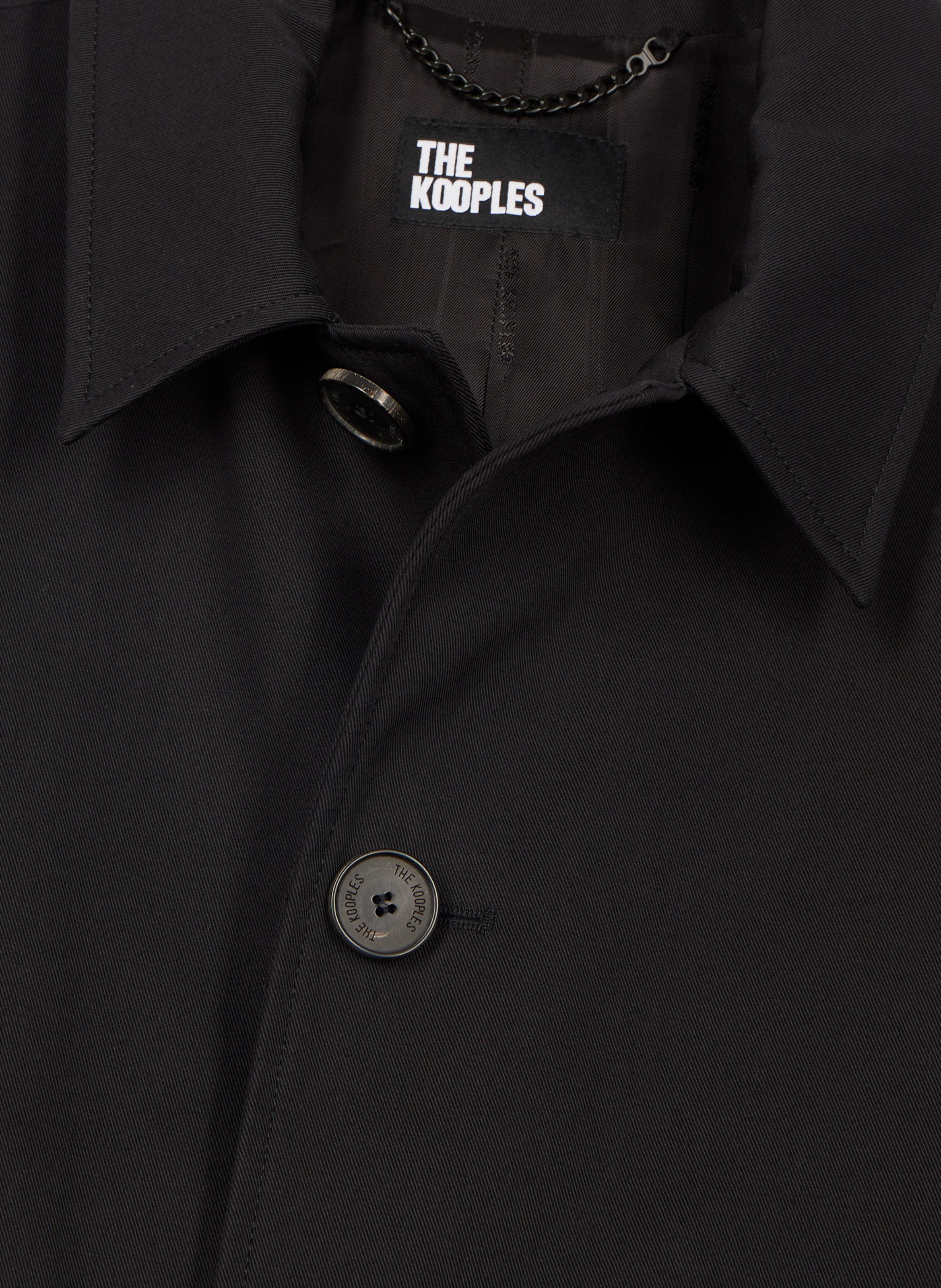 Trench simple boutonnage THE KOOPLES Noir