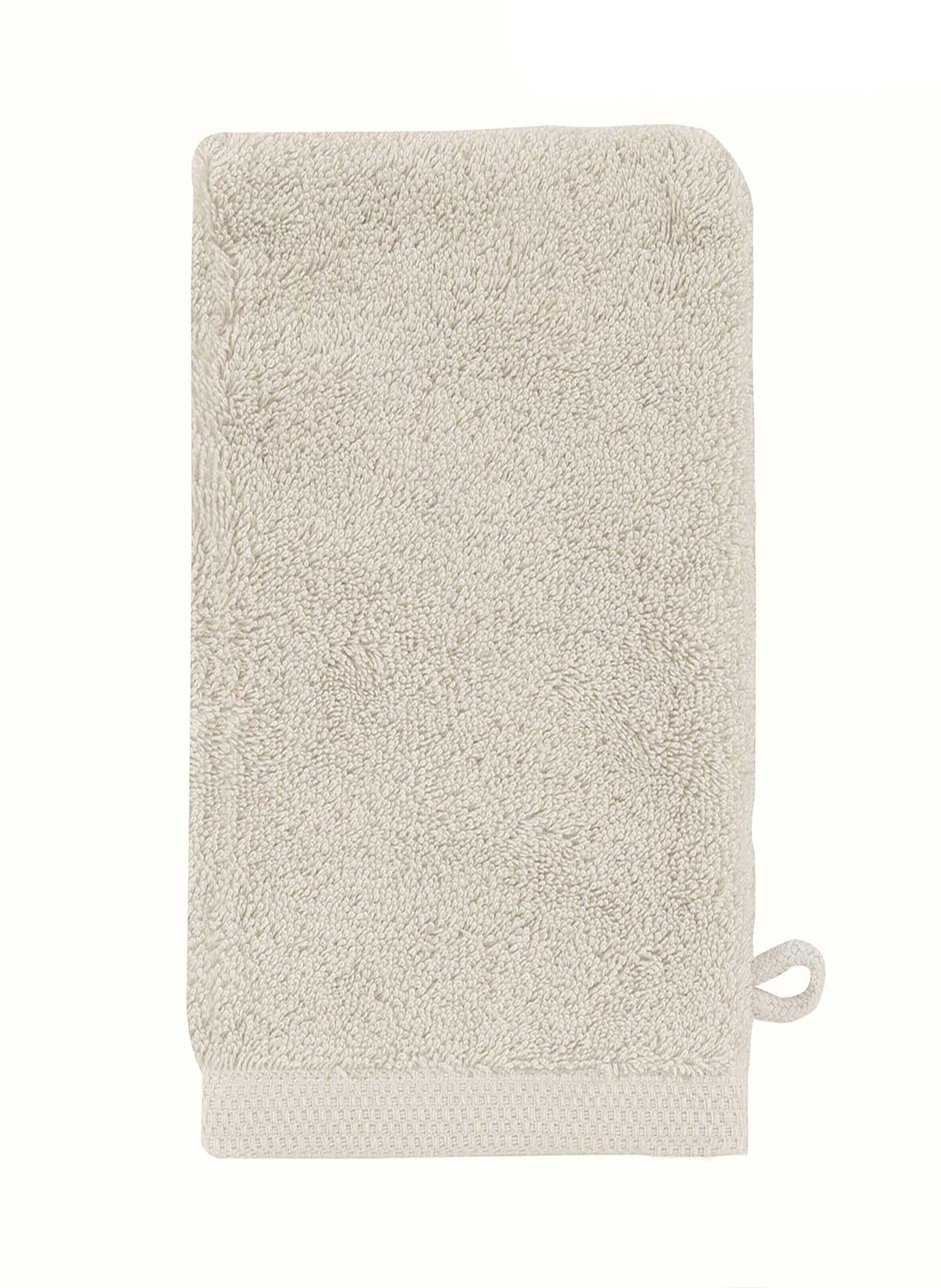 Gant de toilette uni en coton biologique, essentiel ALEXANDRE TURPAULT Marron