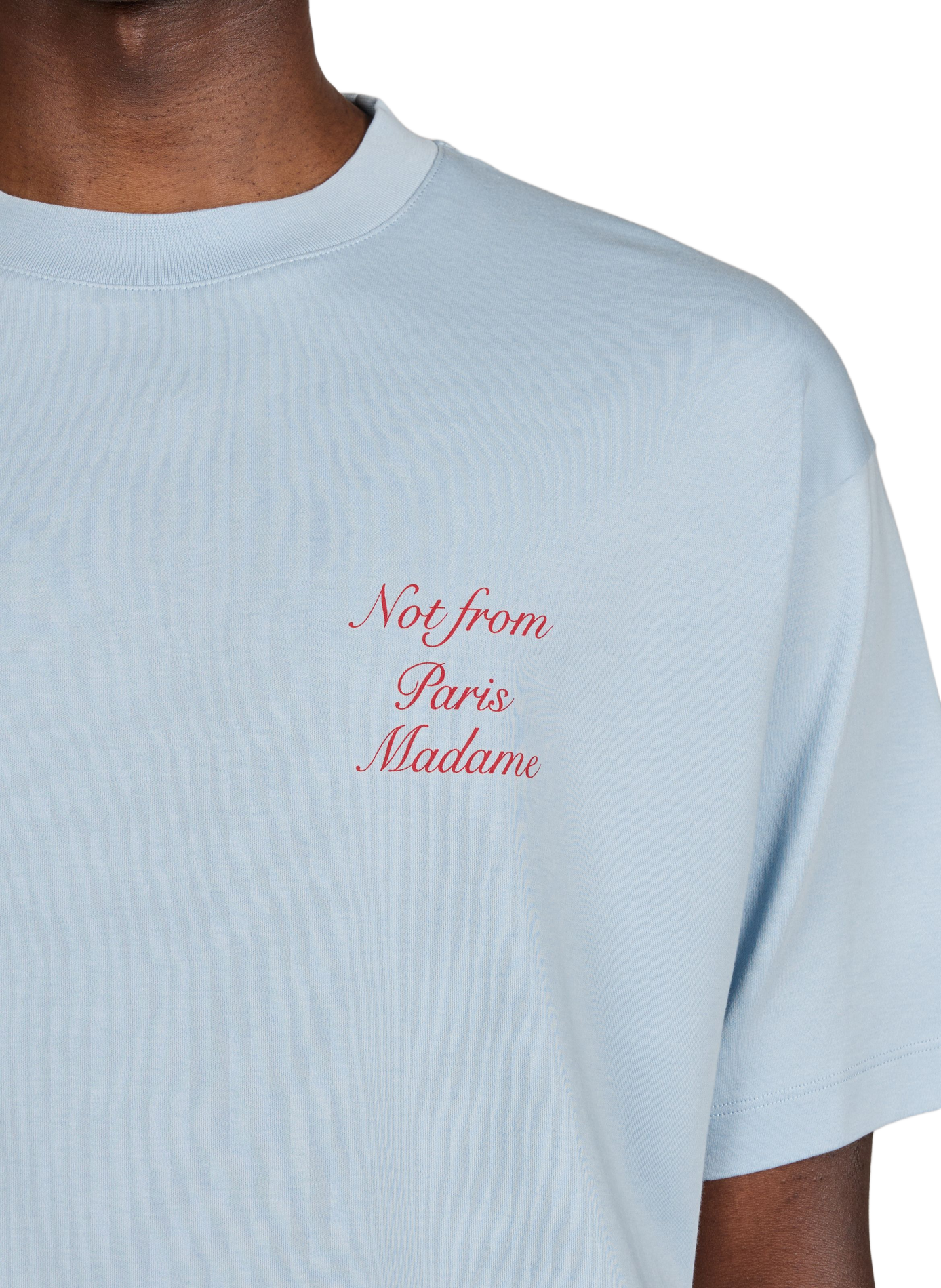 T-shirt en coton DROLE DE MONSIEUR Bleu