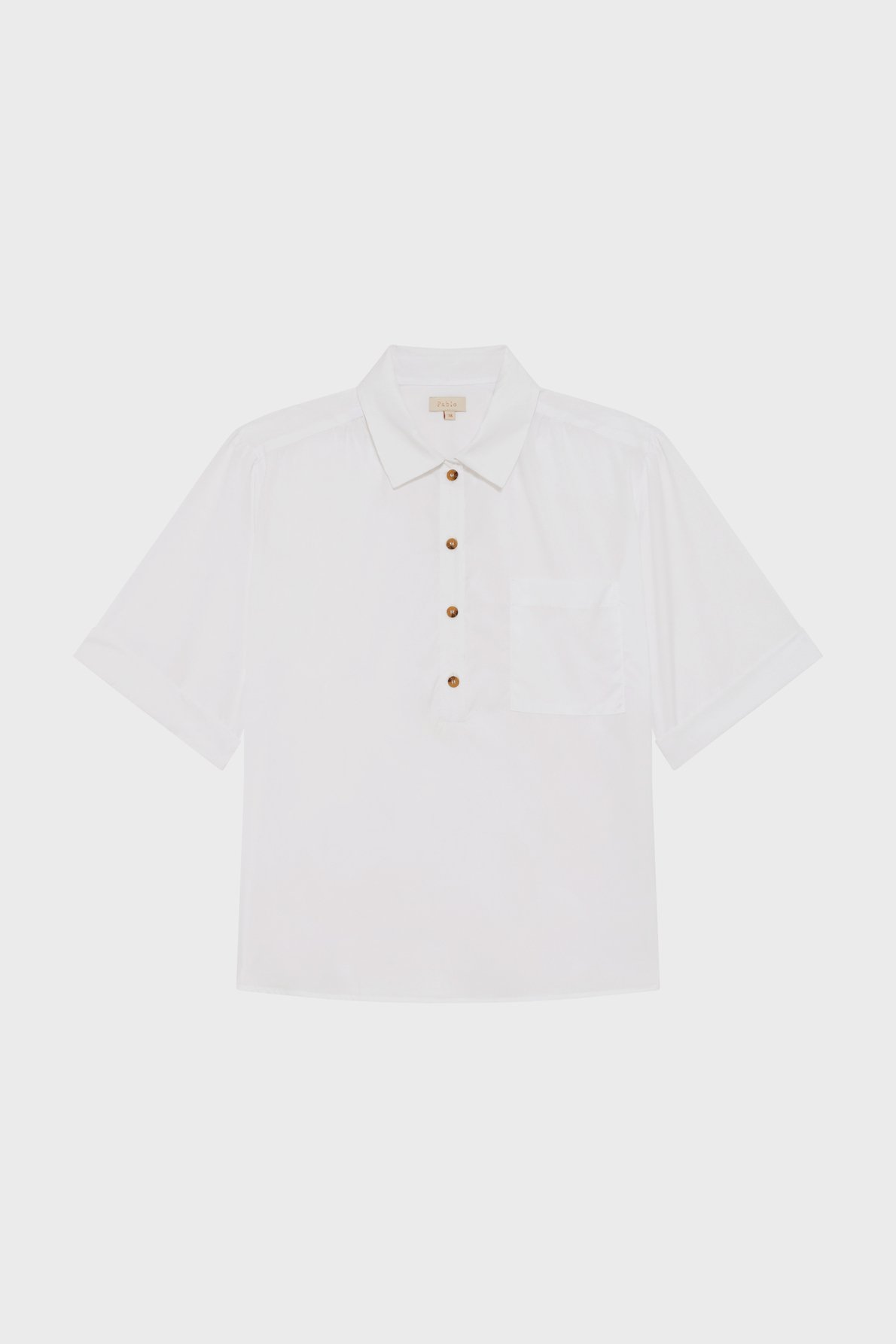 Blouse en popeline - cali PABLO Blanc