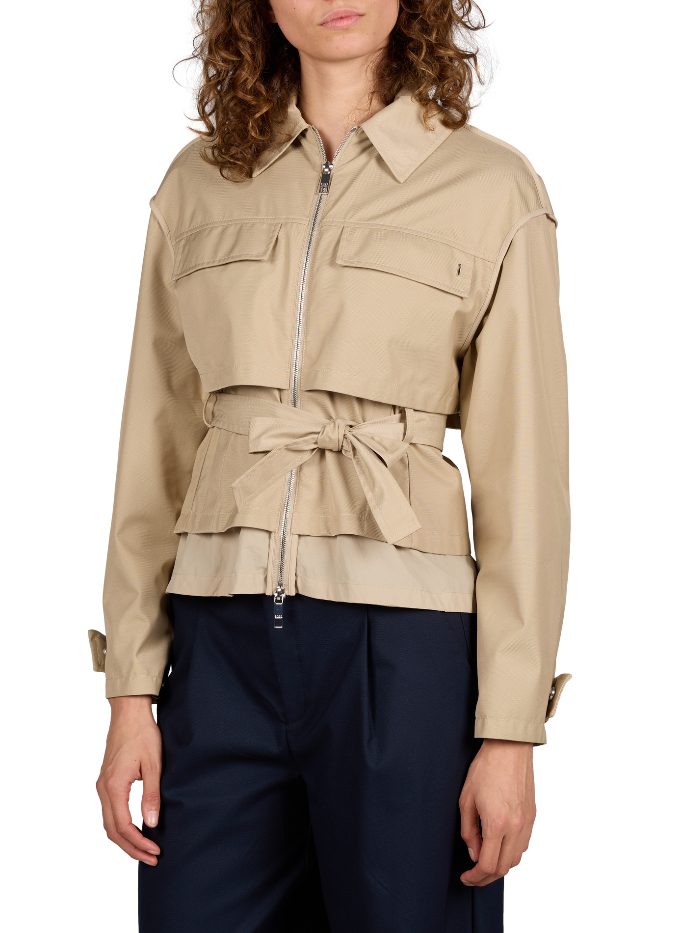 Veste Pagliero multi couches BOSS Beige