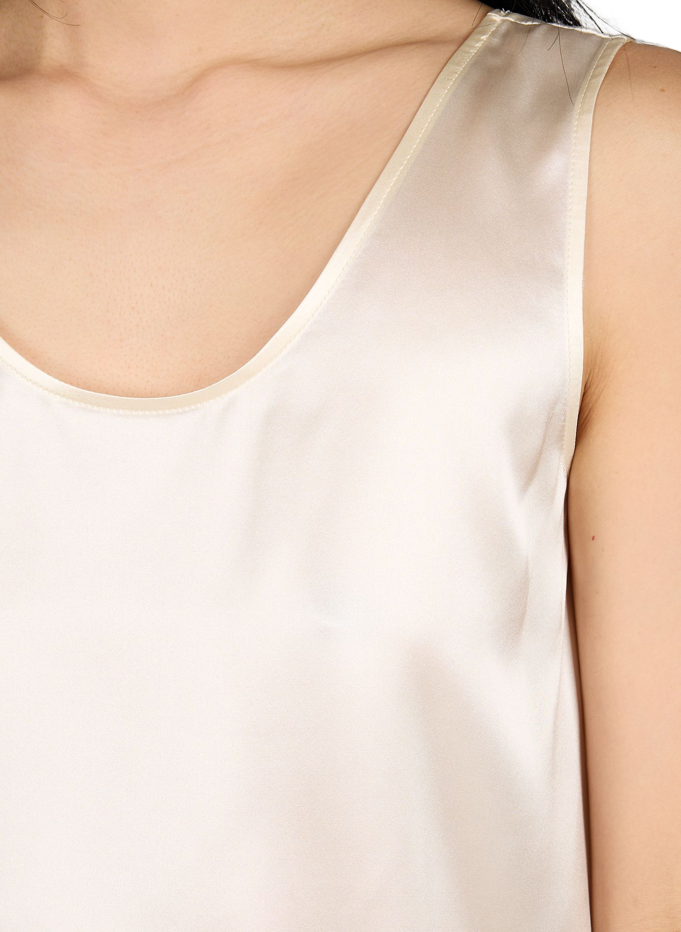 Top en soie R2W Beige