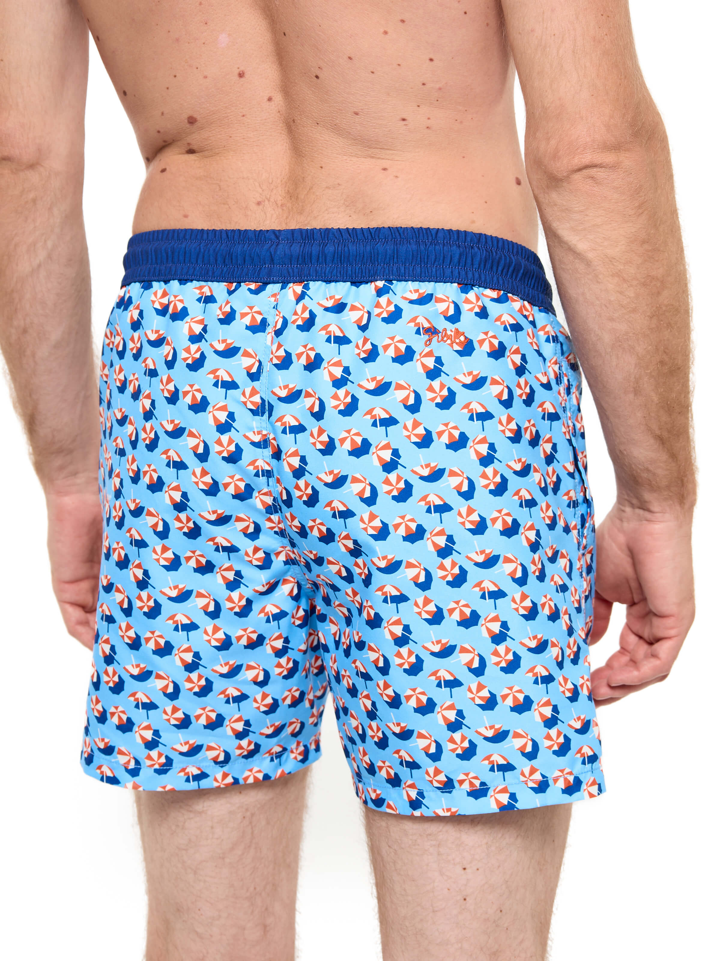 Short de bain  pampelonne GILI'S Orange