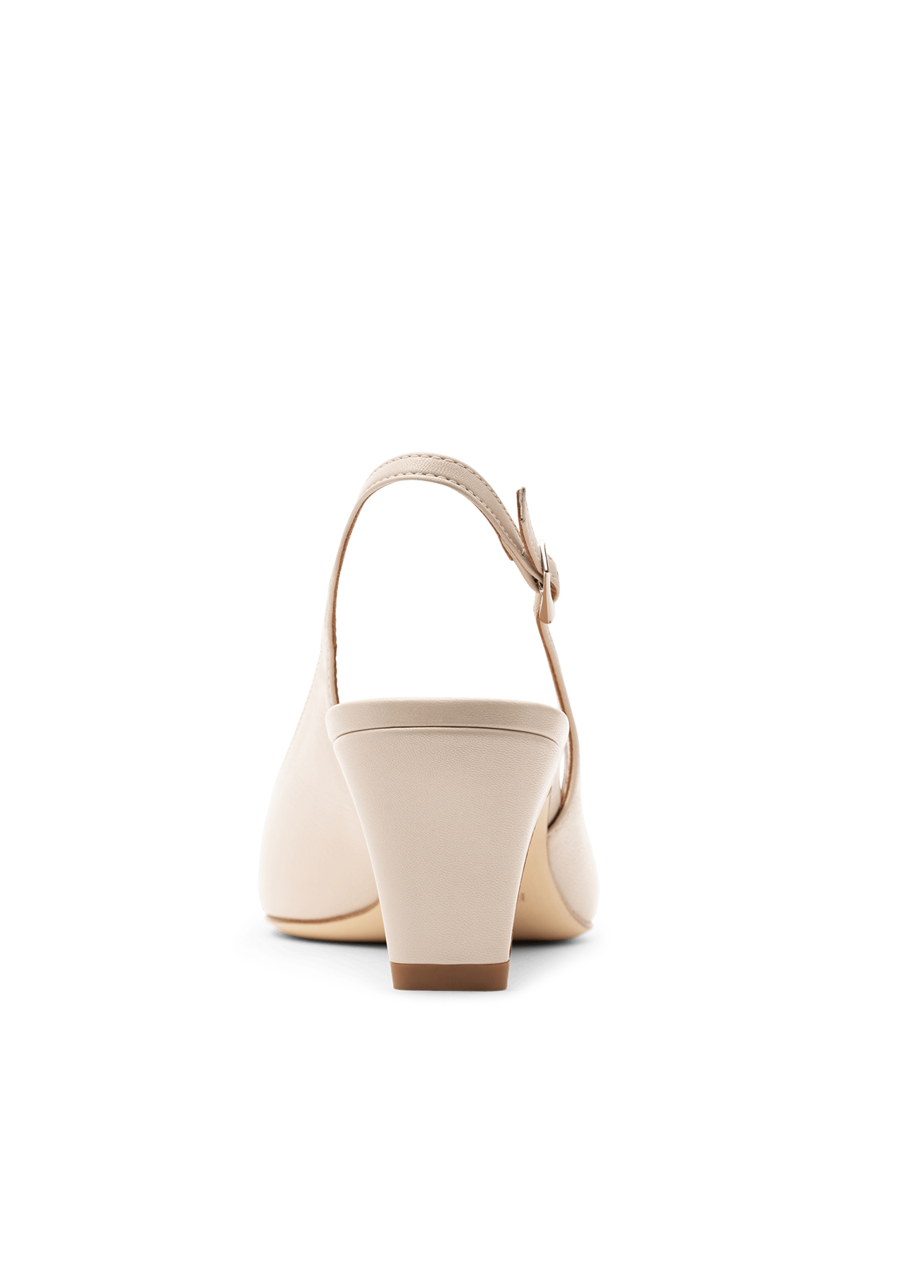 Sling back roki en nappa PARALLELE Blanc
