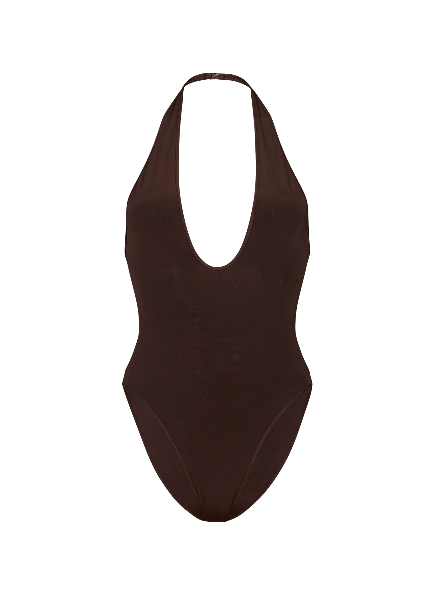 Luna v-neck body with open back neckline ZIMMERMANN Brown