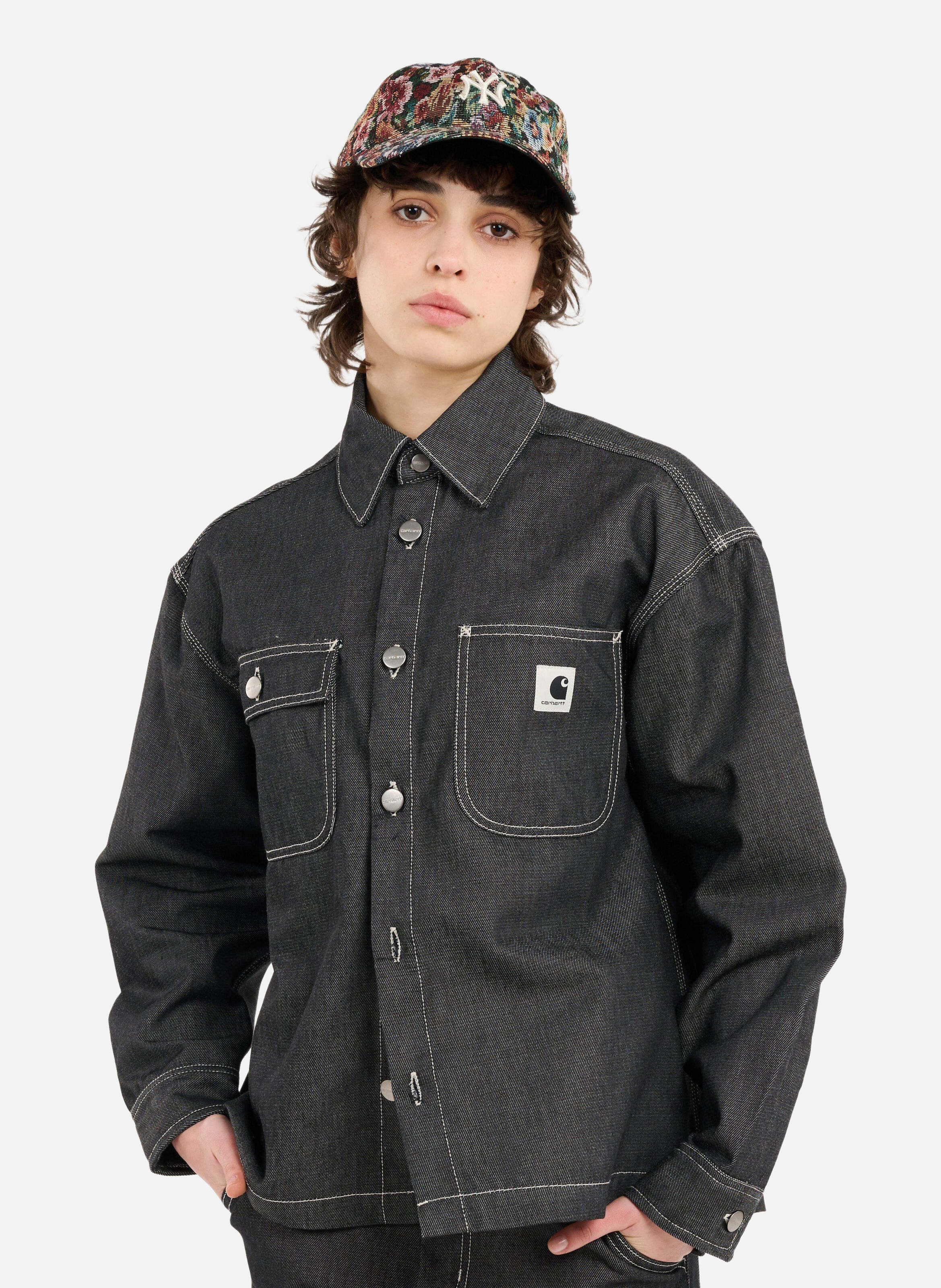 Chemise w' louis shirt jac CARHARTT WIP Noir