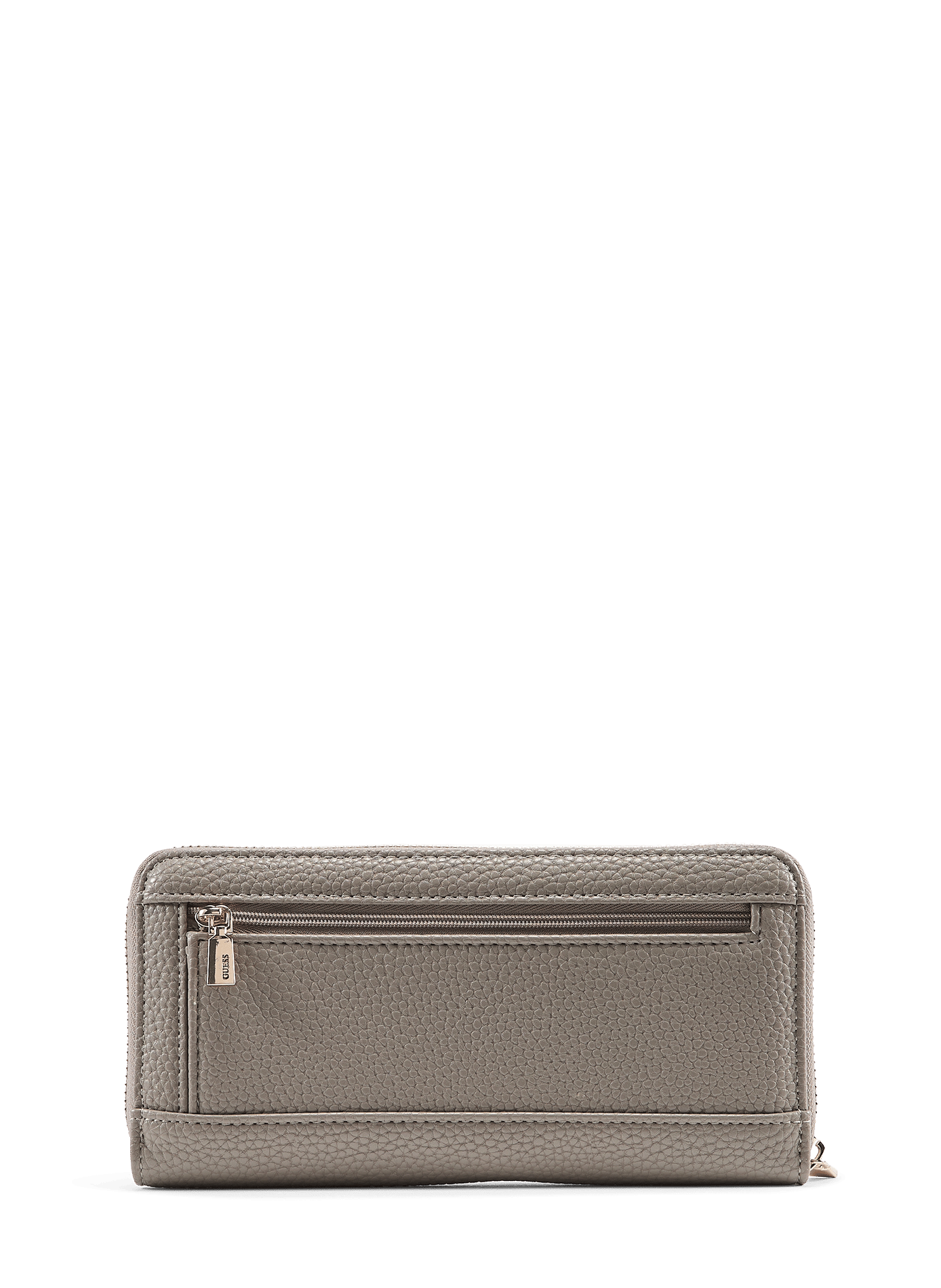 Grained zip wallet GUESS Beige