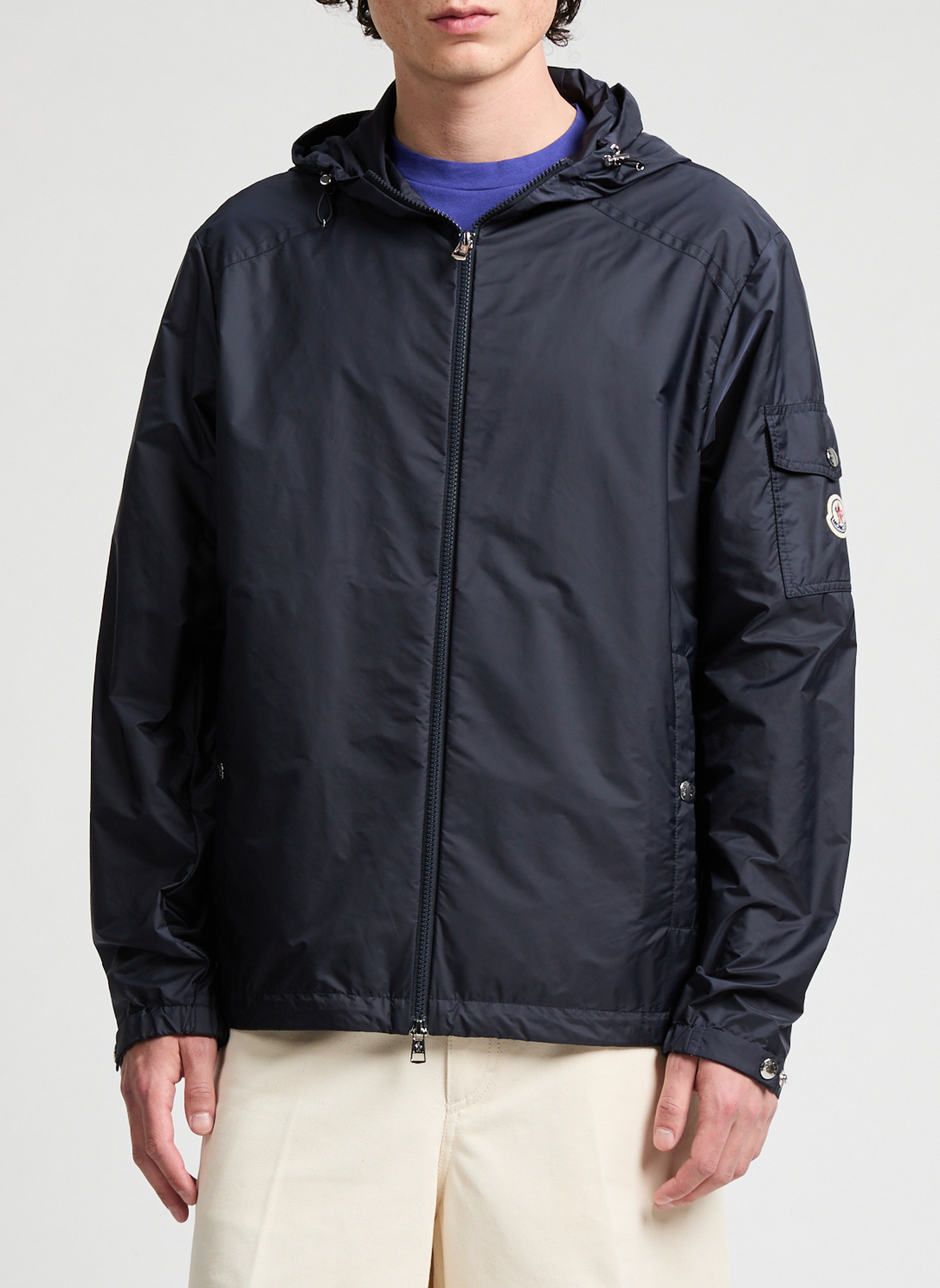 Veste coupe-vent MONCLER Bleu