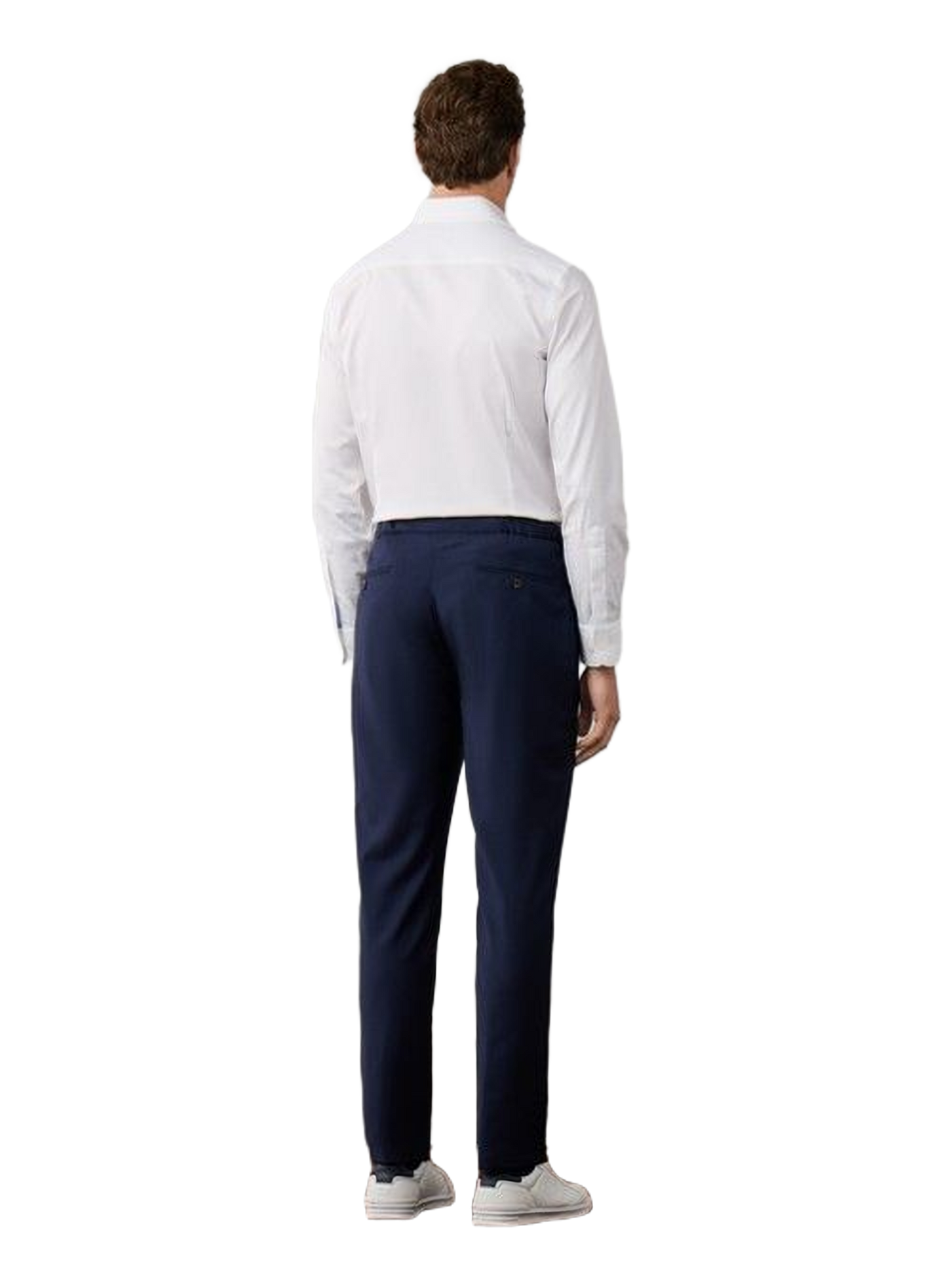 Slim-fit wool suit trousers HACKETT Blue
