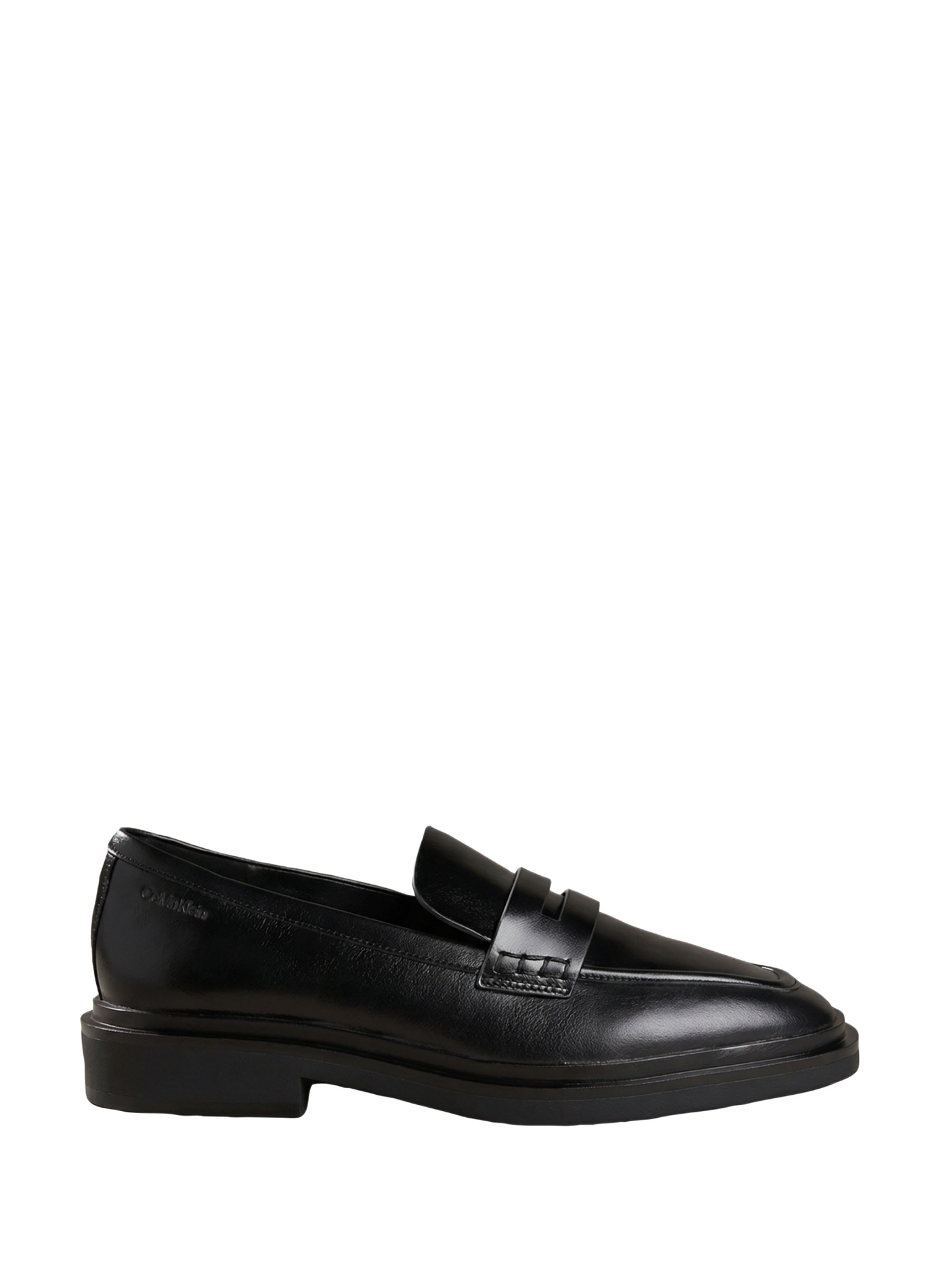 Penny-Leder-Mokassins CALVIN KLEIN Schwarz