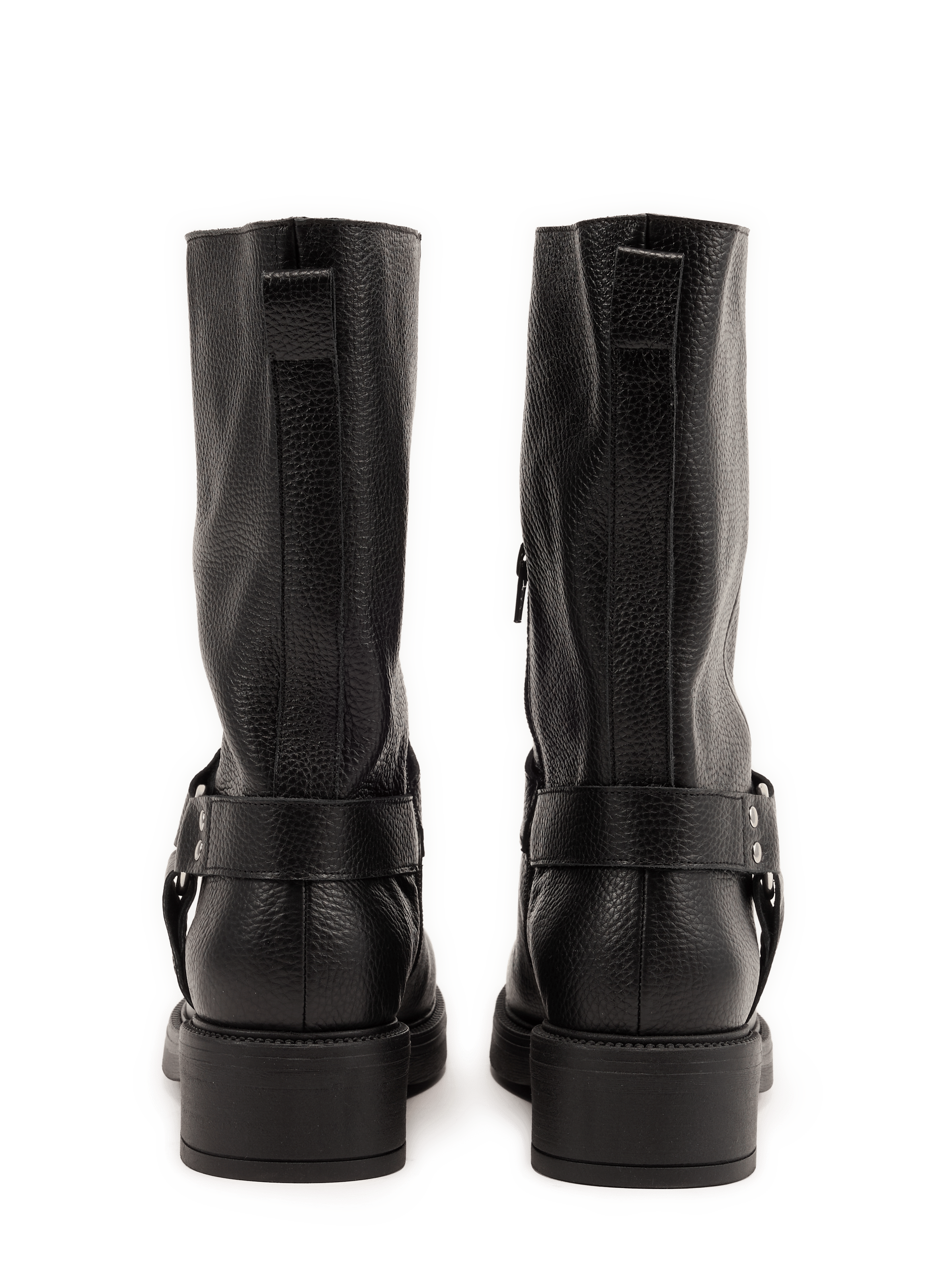 Gala boots in textured cowhide leather SAISON 1865 Black