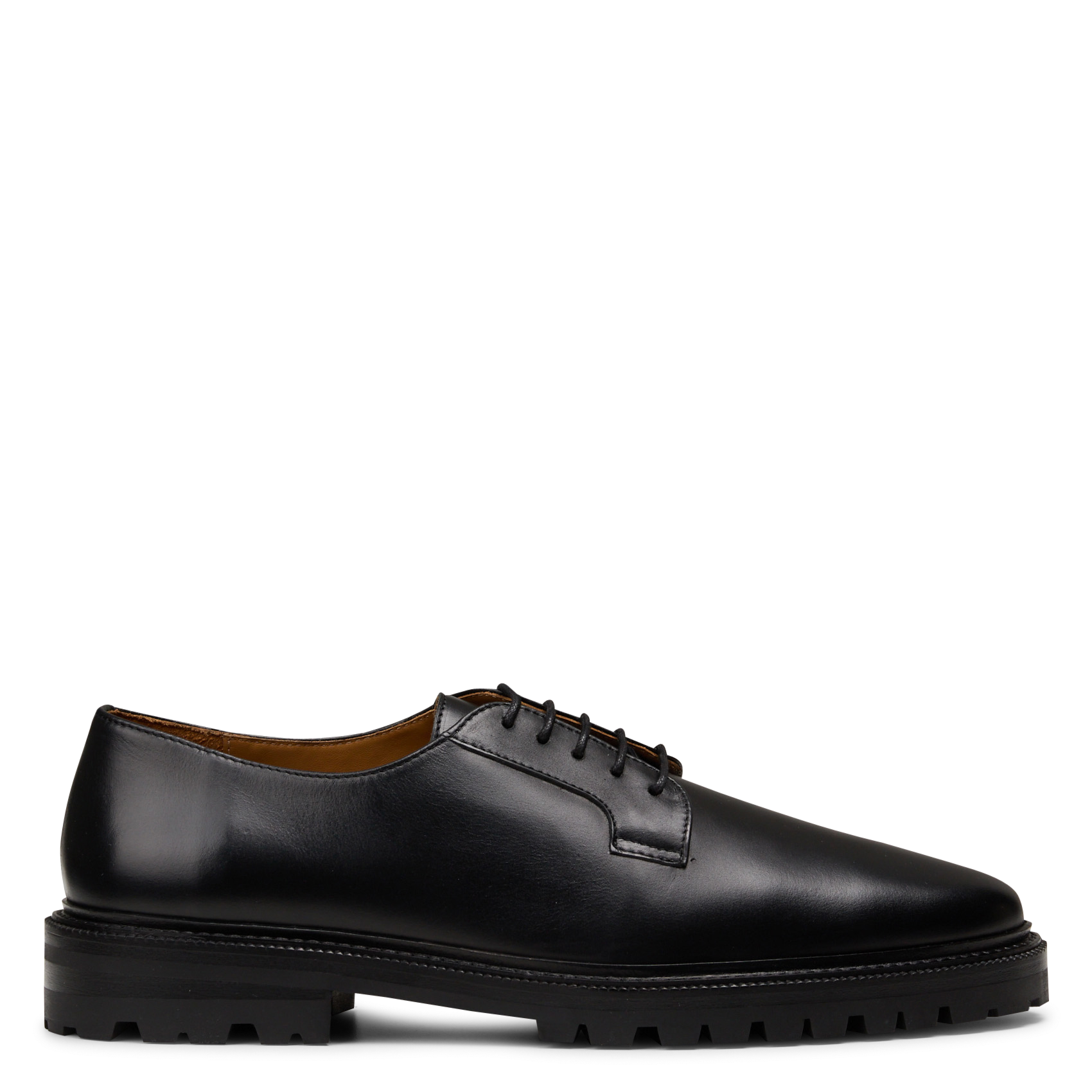 Gaspard leather lace-up derbies BOBBIES Black