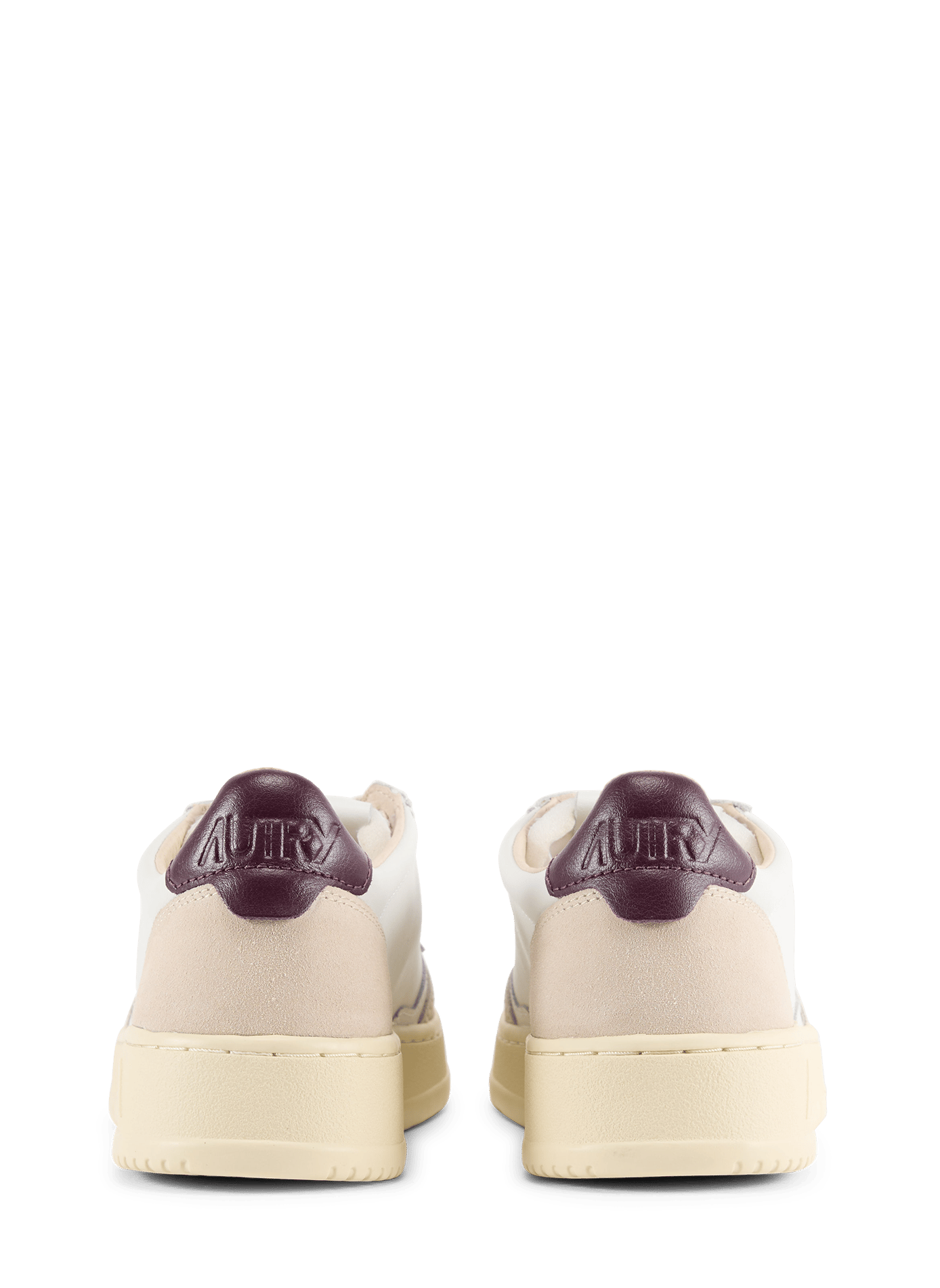 Low-top sneakers in two-tone Medalist material AUTRY White
