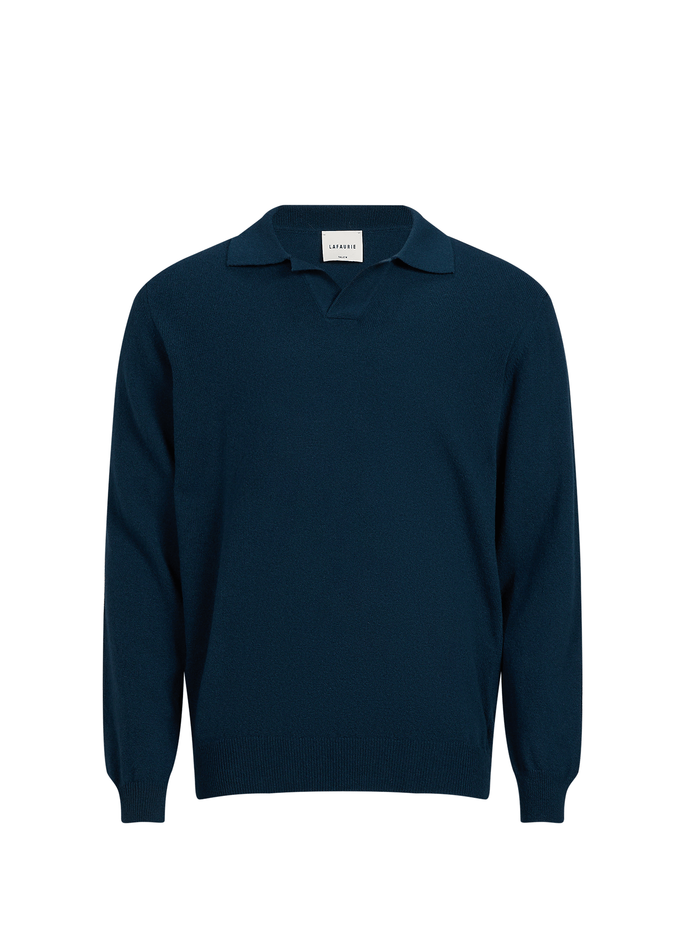 Jersey Gabino de lana con cuello polo LAFAURIE Azul