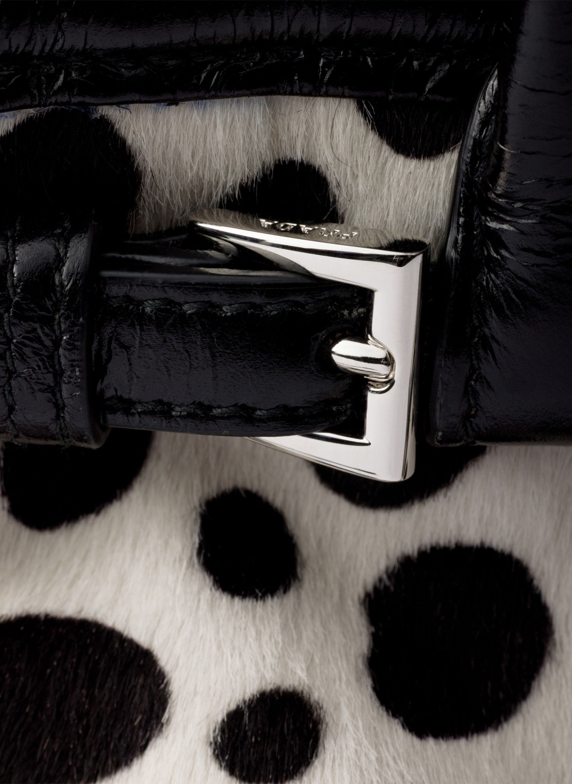 Petit sac à main prada bonnie en cuir et en veau i PRADA Blanc