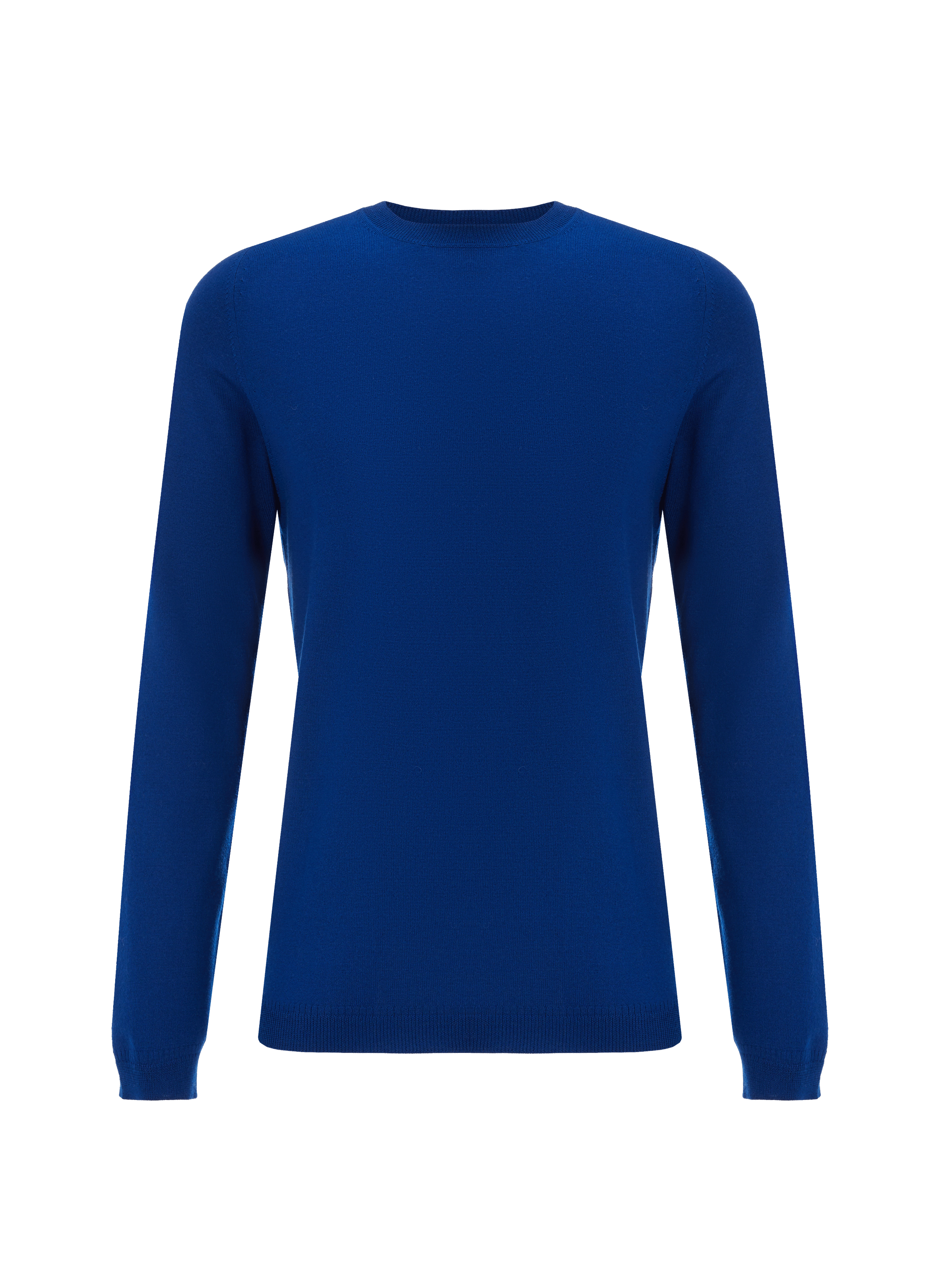 AU PRINTEMPS PARIS  Round-neck wool jumper Blue