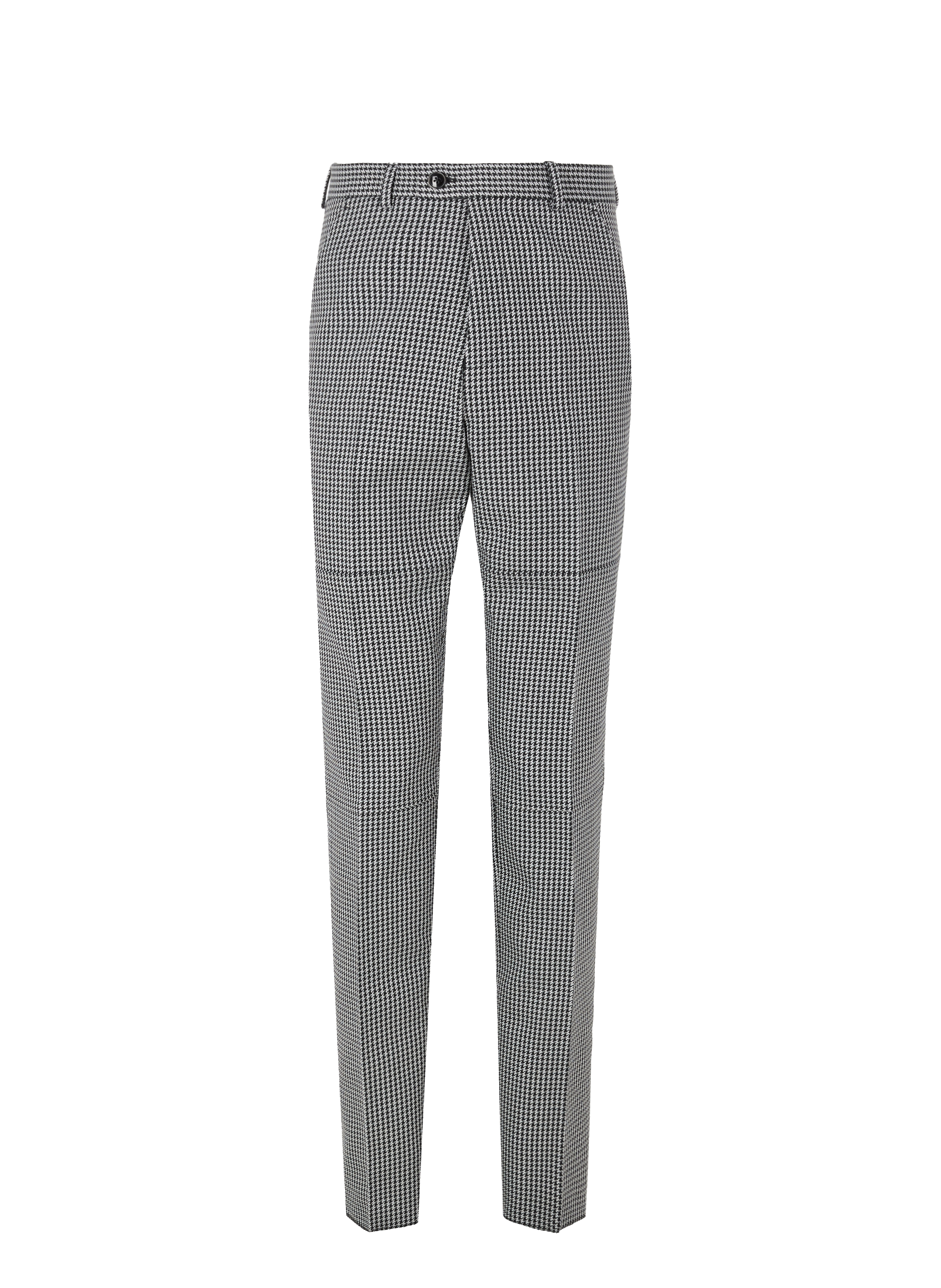 Pantalon pied de poule en coton