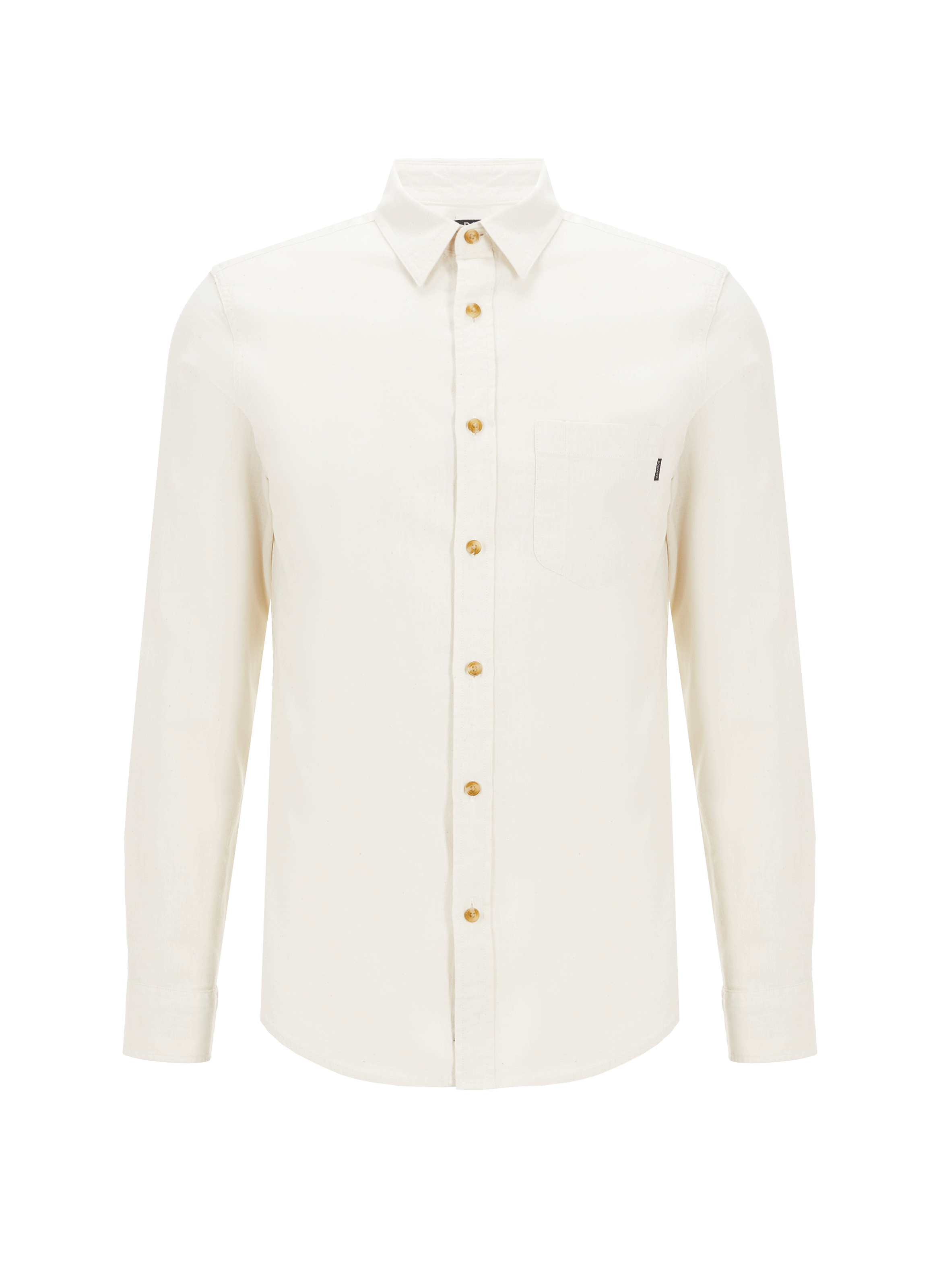 Chemise en coton et lin