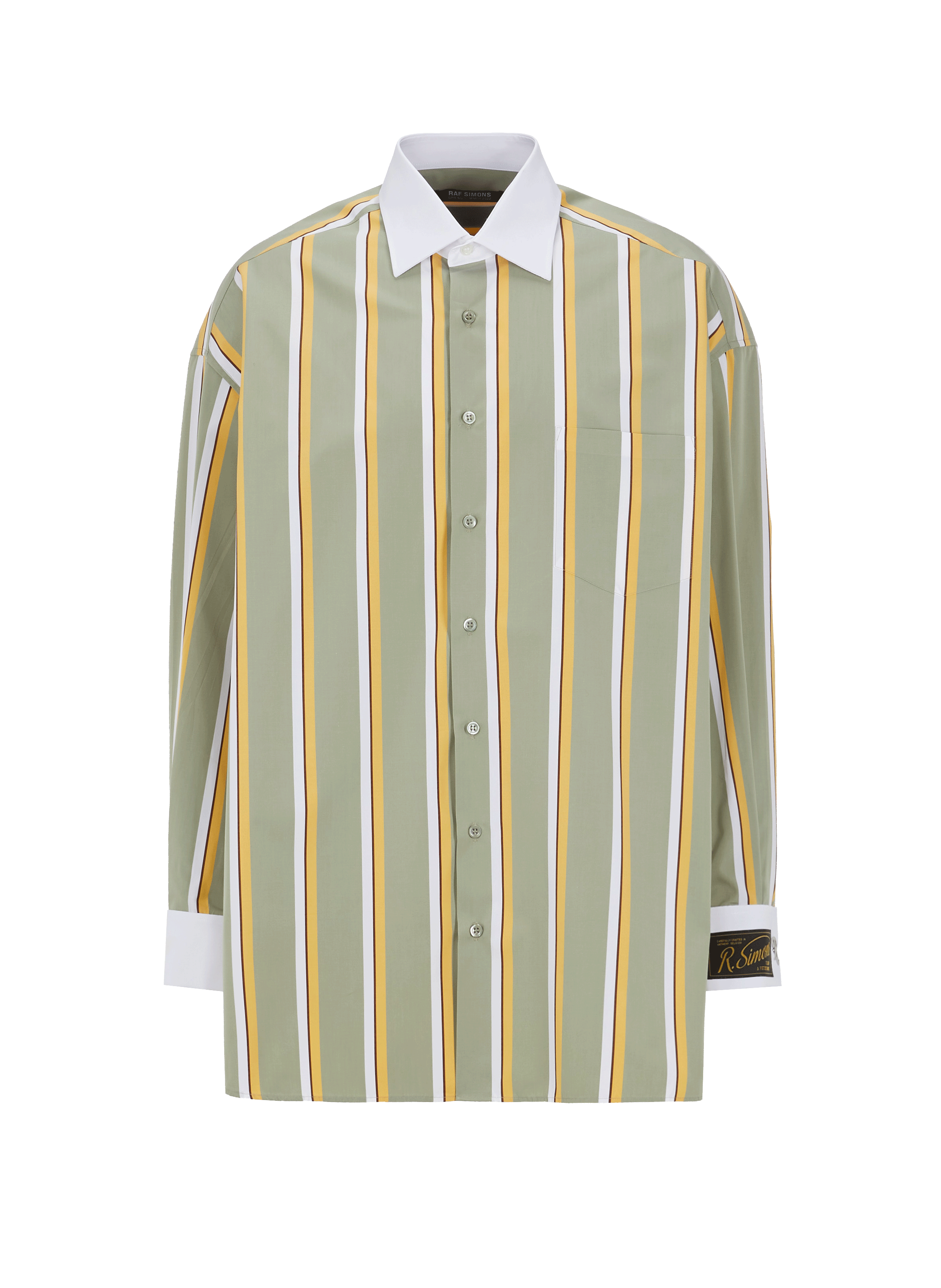 Chemise oversize rayée en coton