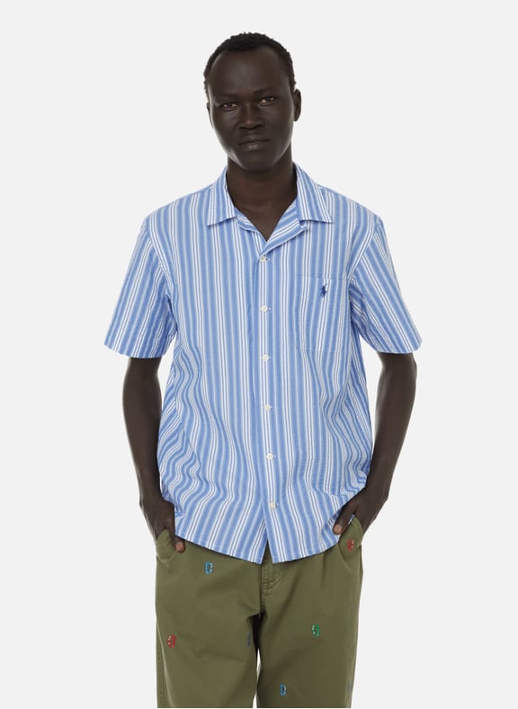 Chemise manches courtes rayée en coton Multicolore by POLO RALPH LAUREN POLO RALPH LAUREN Chemise manches courtes rayée en coton Multicolore