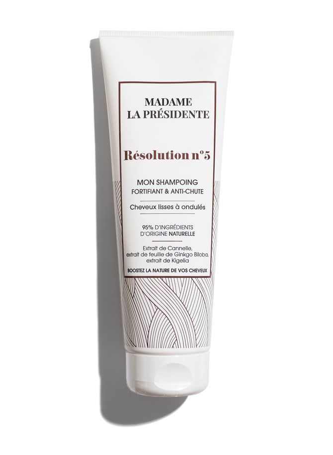 Anti-hair loss shampoo for straight and wavy hair - RESOLUTION N°5 MADAM PRESIDENT