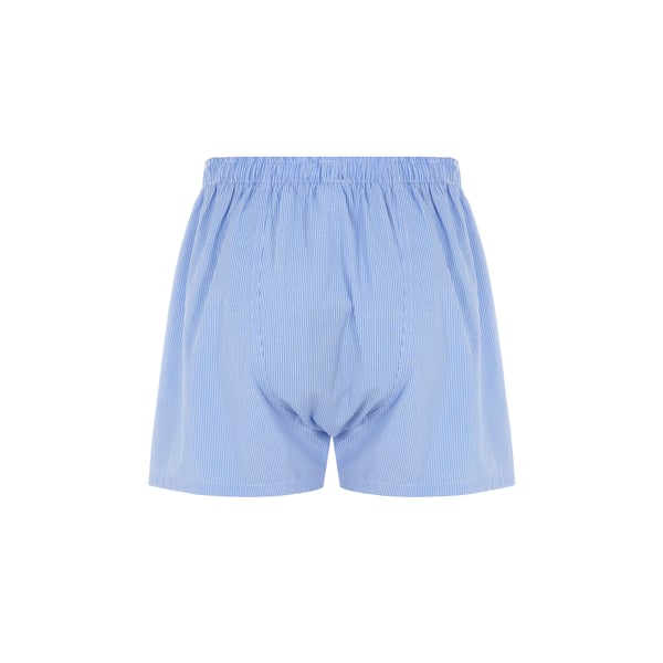 Caleçon à carreaux en coton