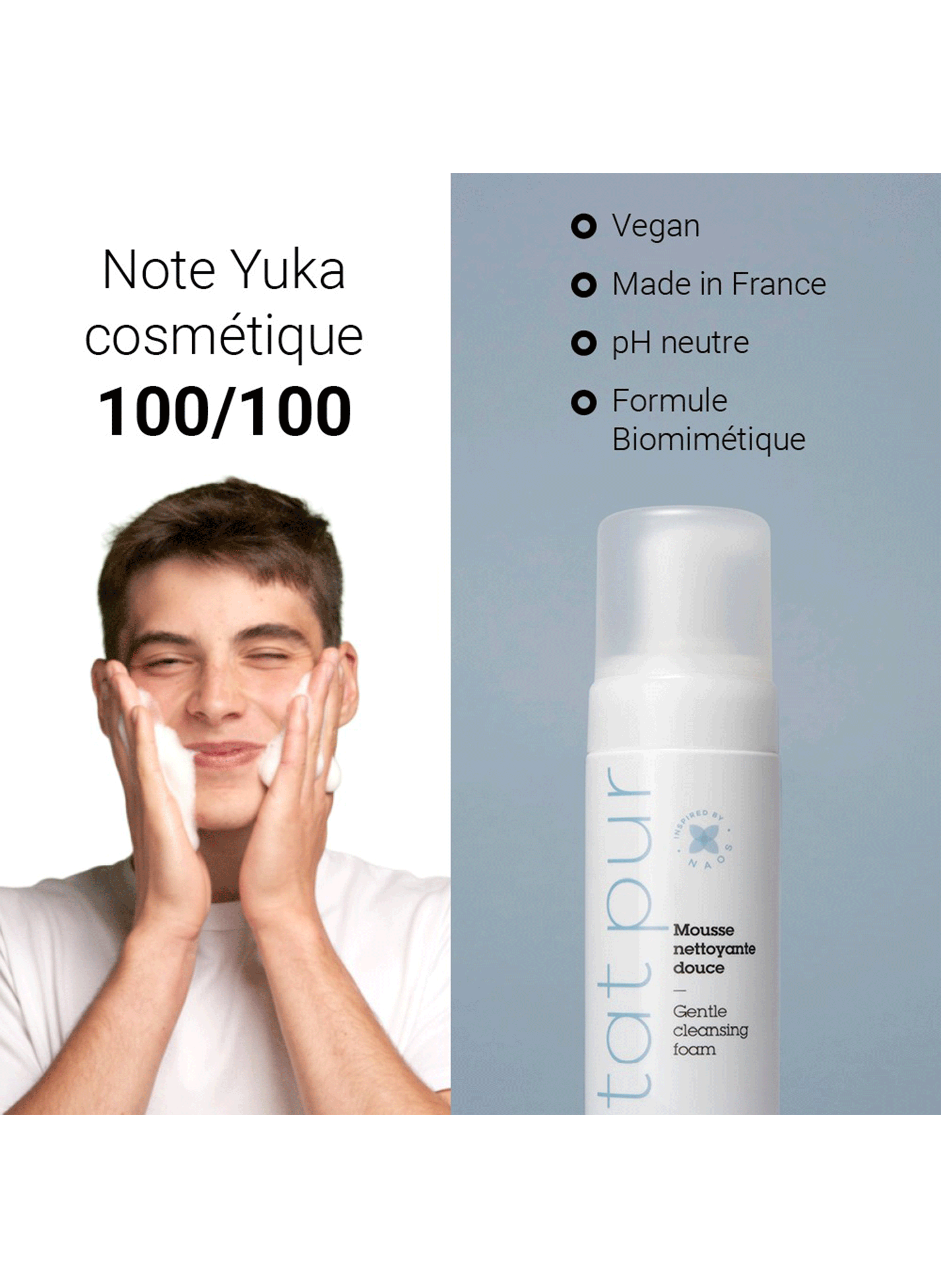 La mousse nettoyante douce ETAT PUR No color