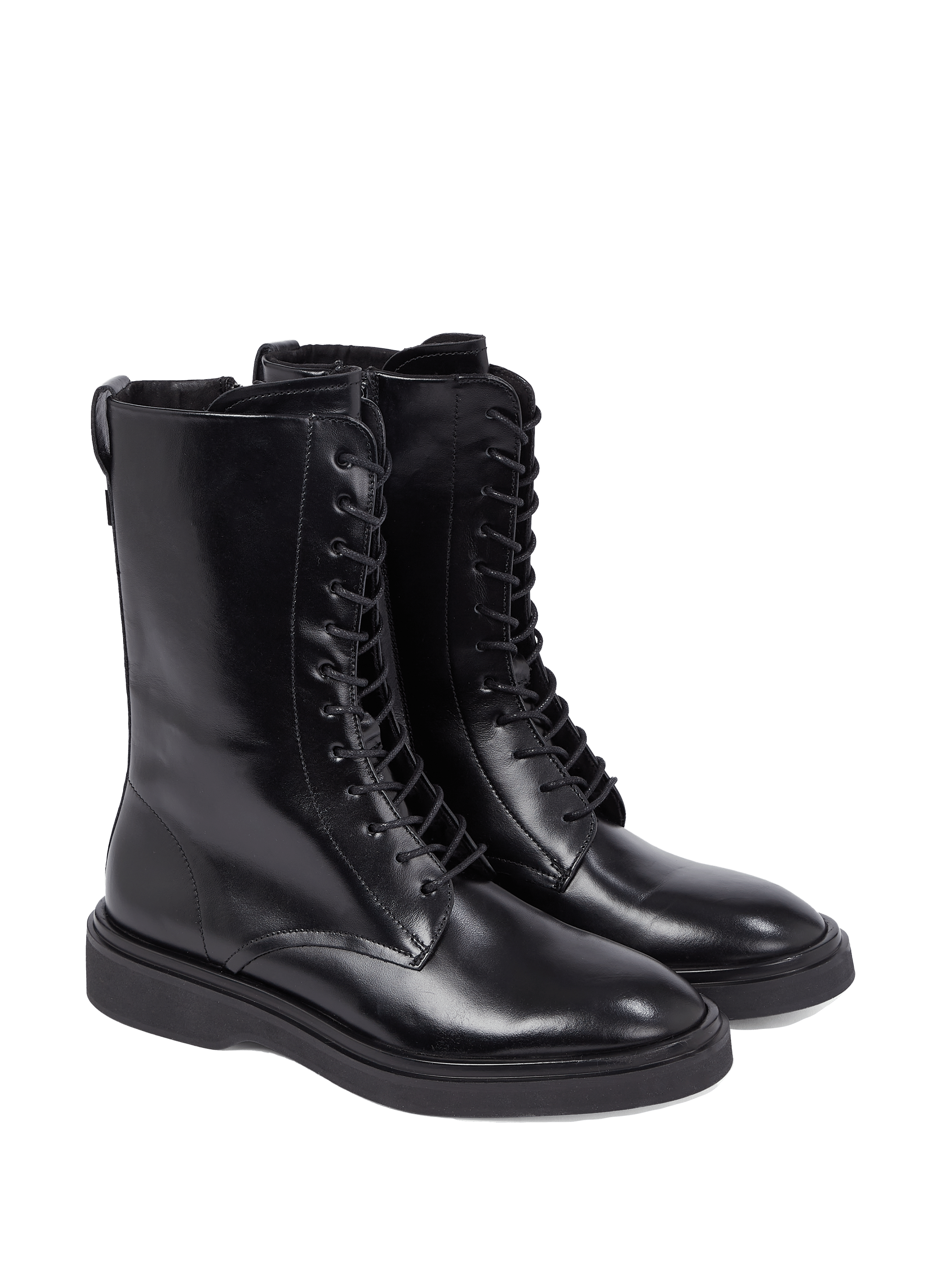 Ankle boots with silver tips CALVIN KLEIN Black