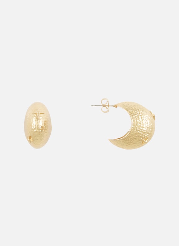 Boucles d'oreille lune minna Doré by SESSUN SESSUN Boucles d'oreille lune minna Doré