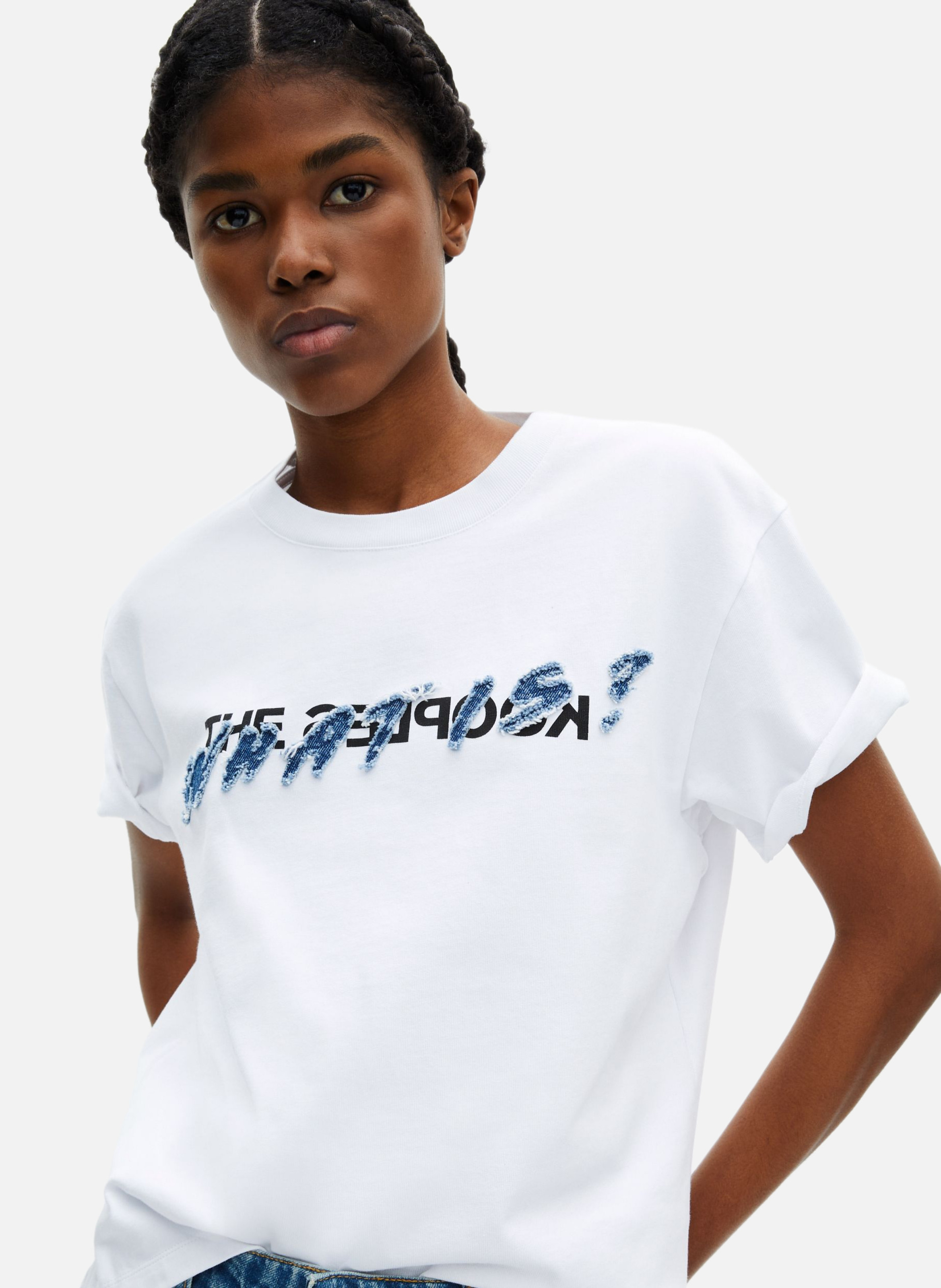 T-shirt manches courtes What is THE KOOPLES Blanc