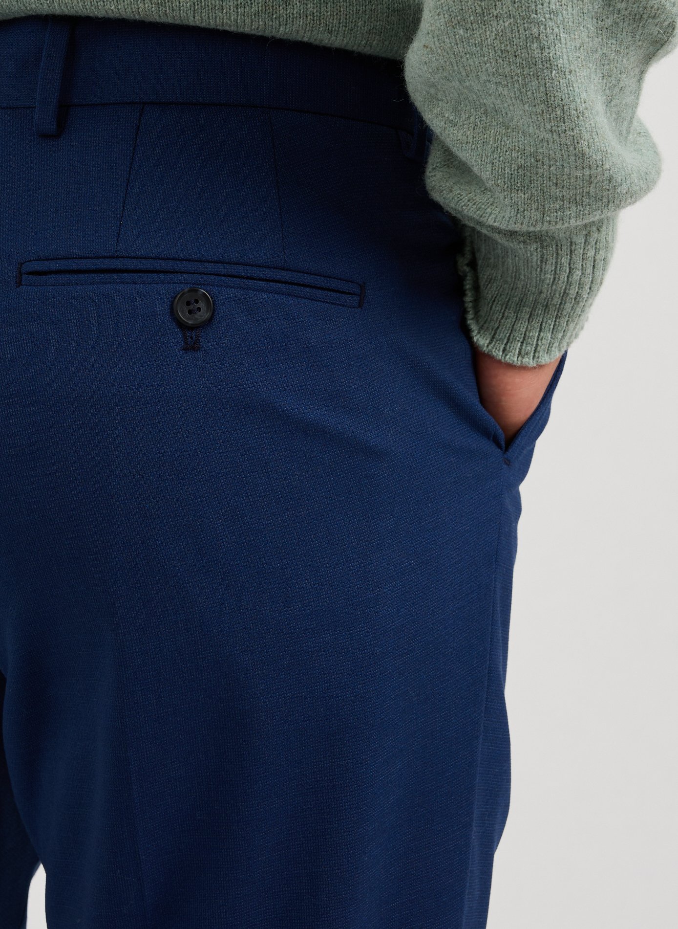 Pantalon de tailleur slim SELECTED Bleu