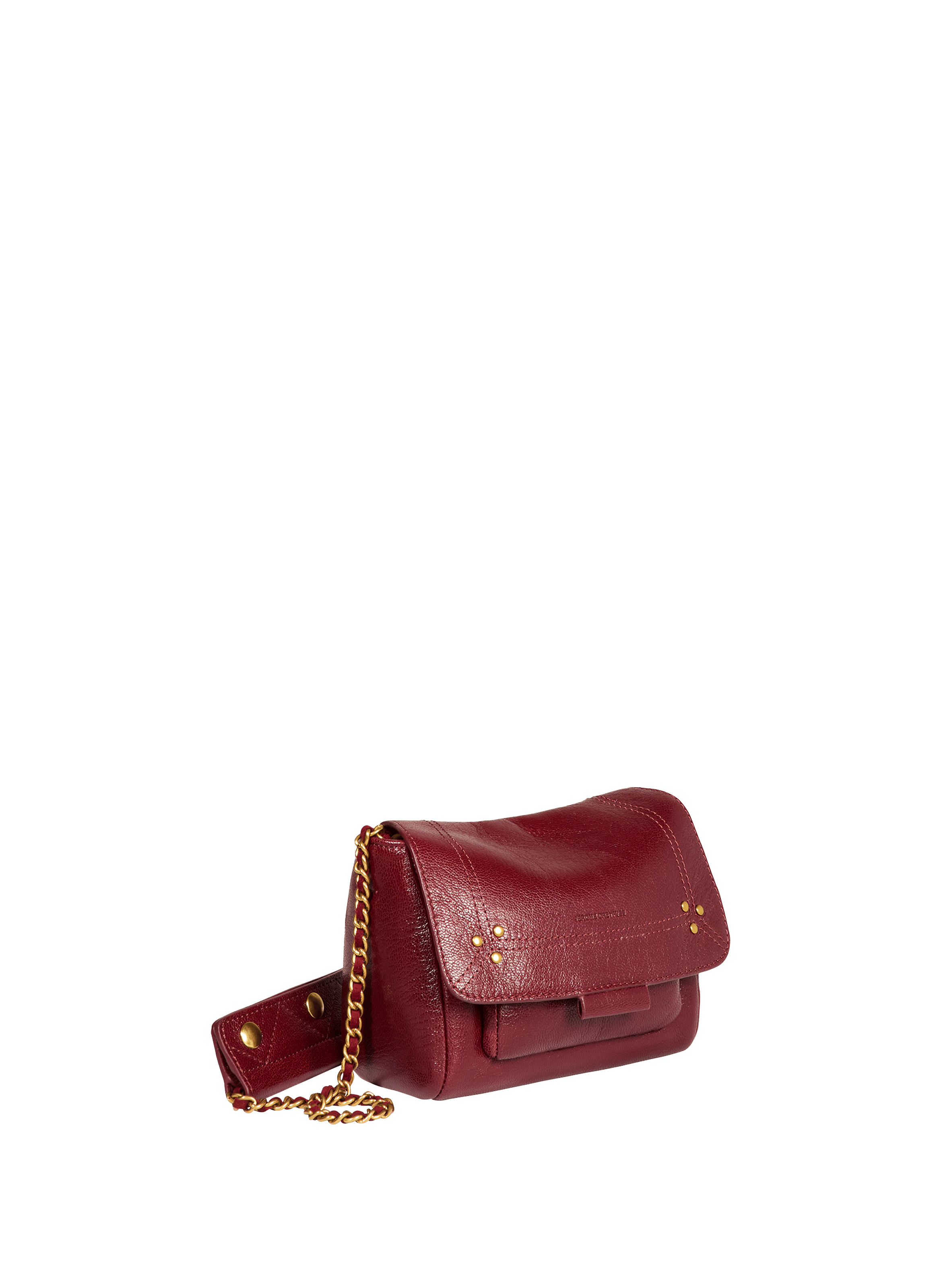 Sac à bandoulière Lulu S en cuir JÉRÔME DREYFUSS Rouge