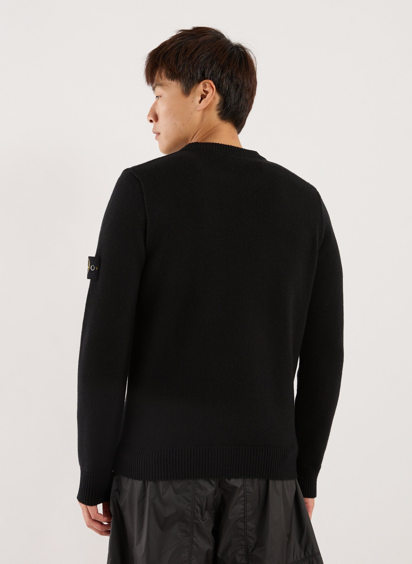 Wool blend Jumper STONE ISLAND Black