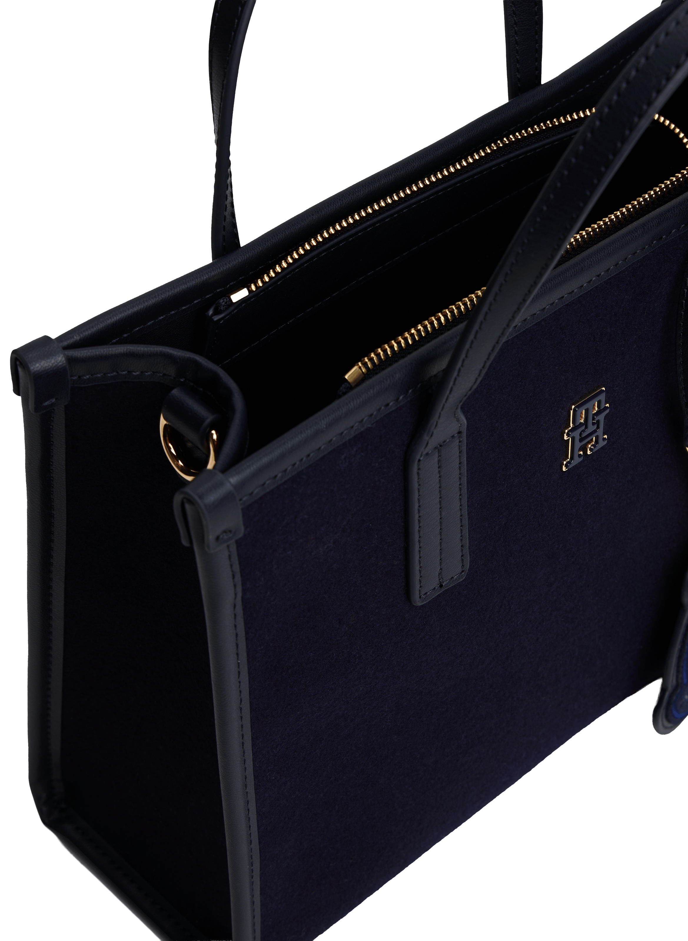 Sac à main feutre TOMMY HILFIGER Bleu