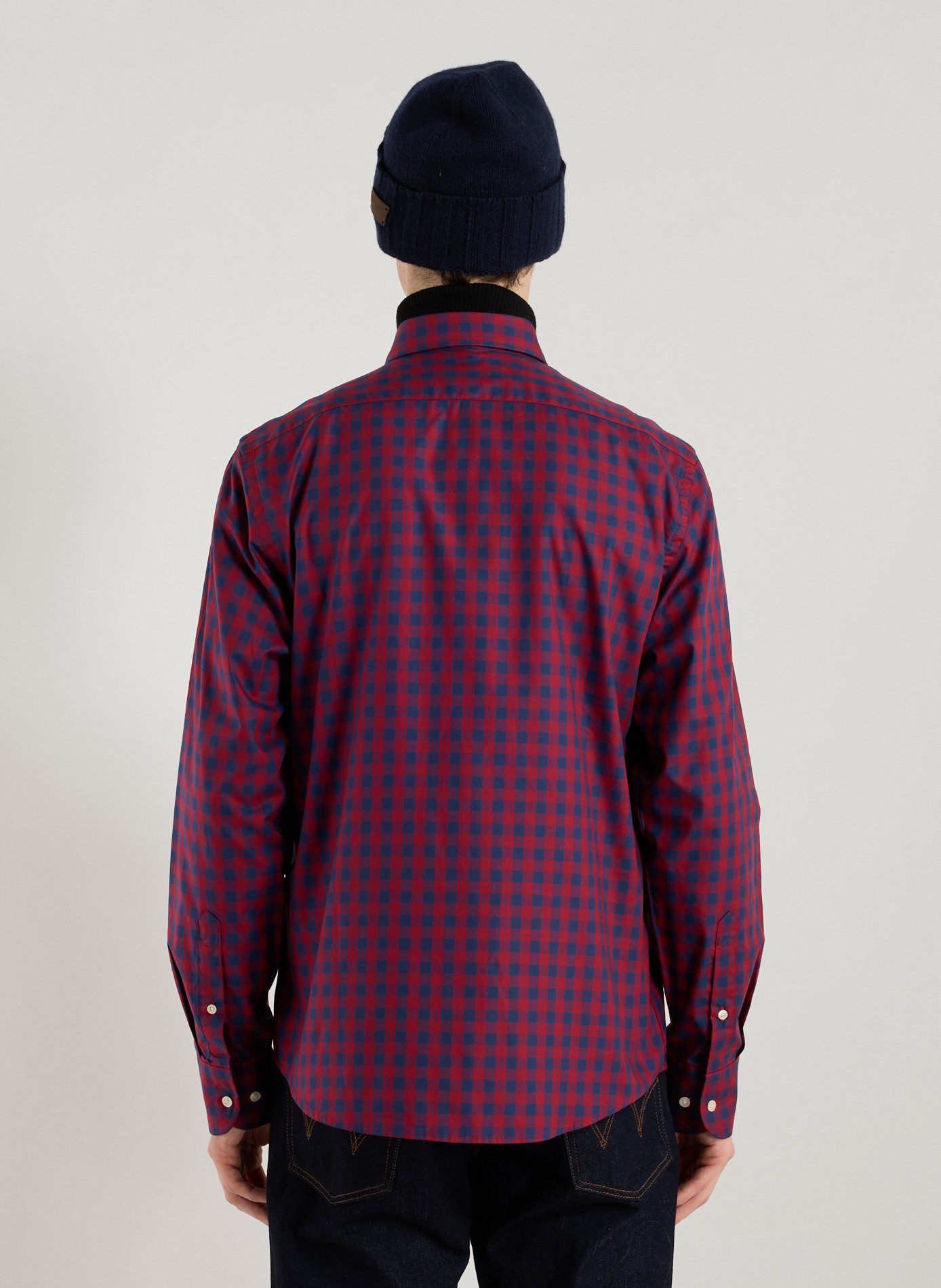 Checked cotton American collar shirt LA MARTINA Multicolour