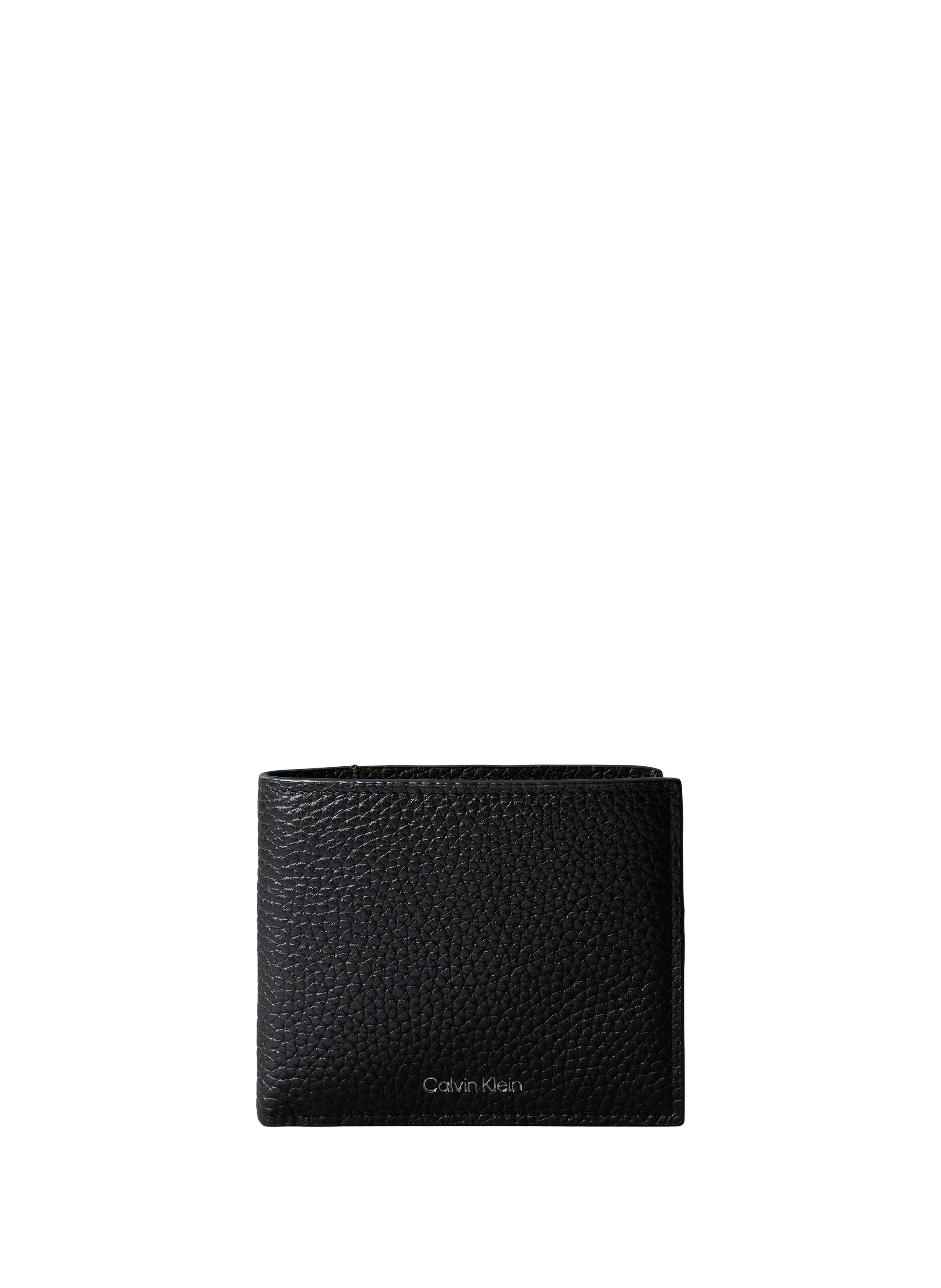 Grained leather wallet CALVIN KLEIN Black