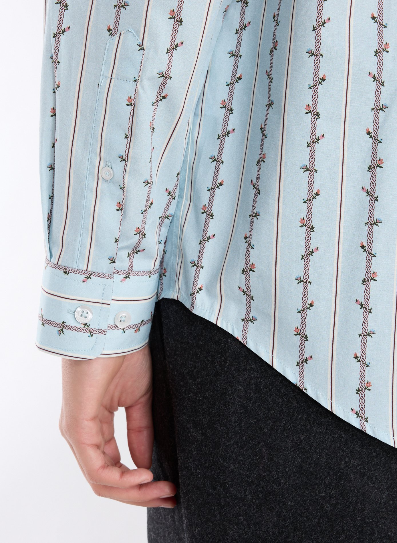 Cotton patterned shirt DROLE DE MONSIEUR Blue