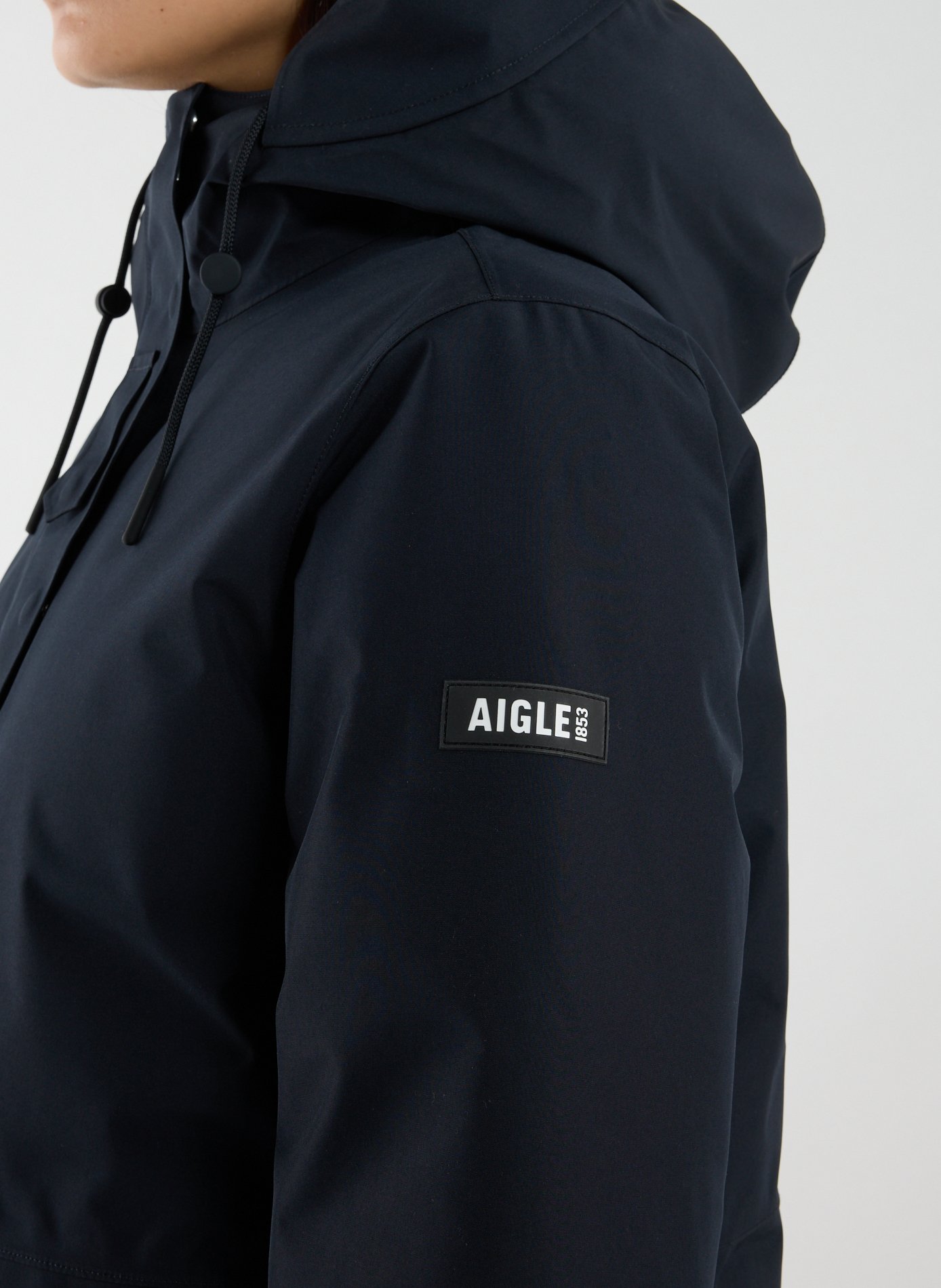 Parka à capuche AIGLE Noir