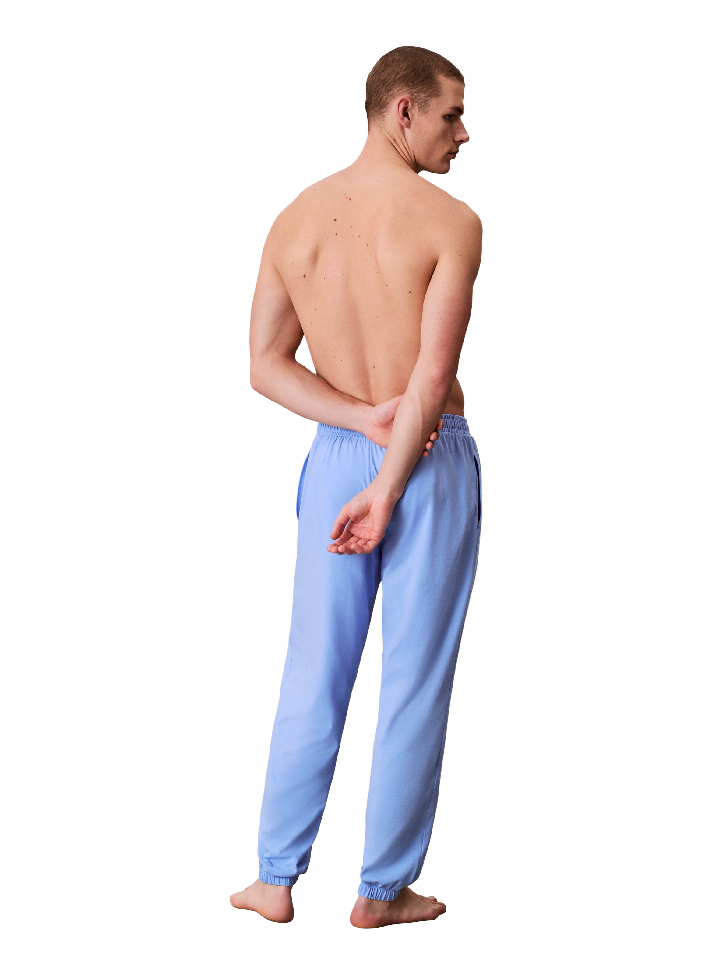 Pantalon de jogging d'intérieur en coton mélangé CALVIN KLEIN Bleu