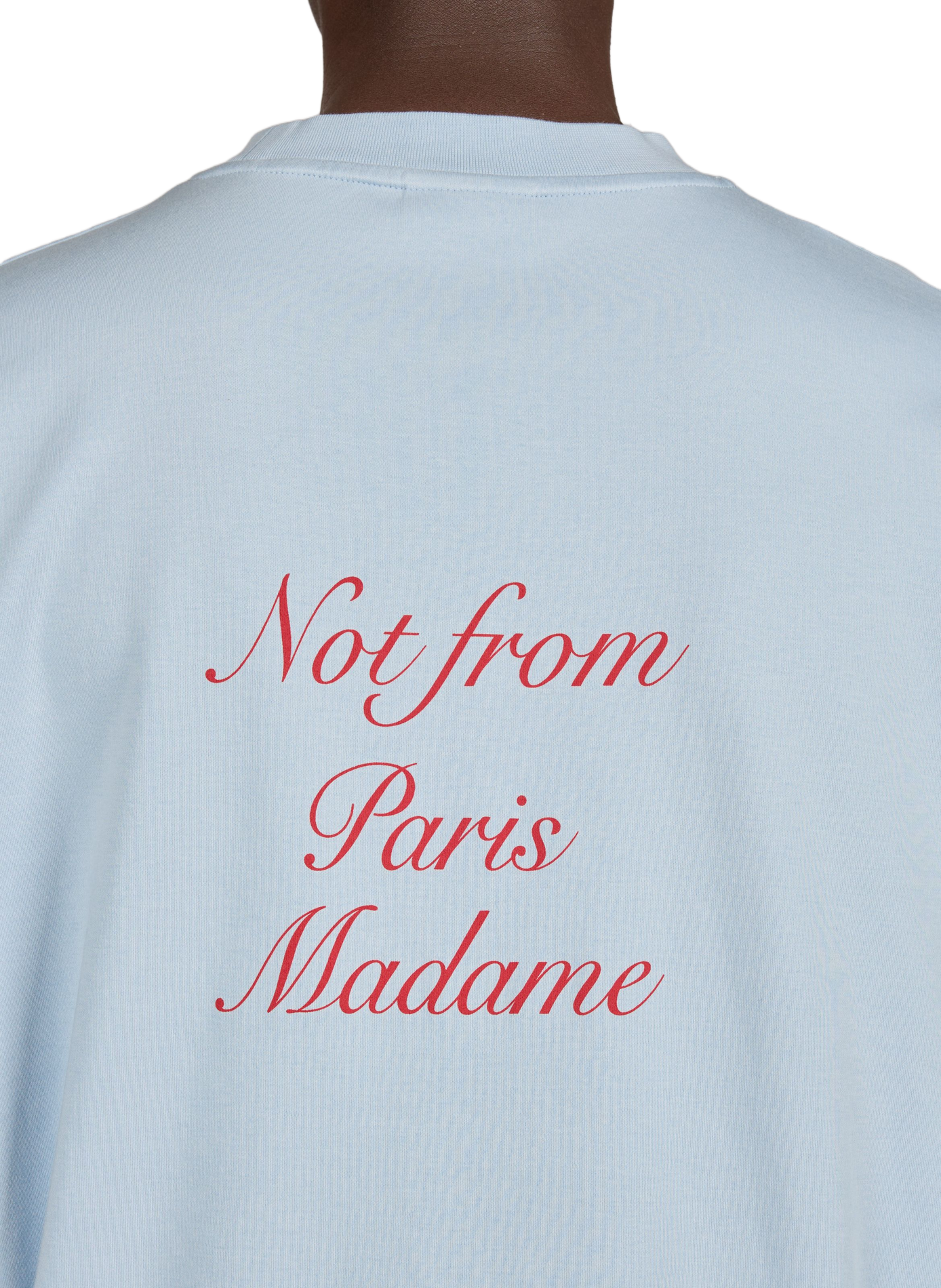 T-shirt en coton DROLE DE MONSIEUR Bleu