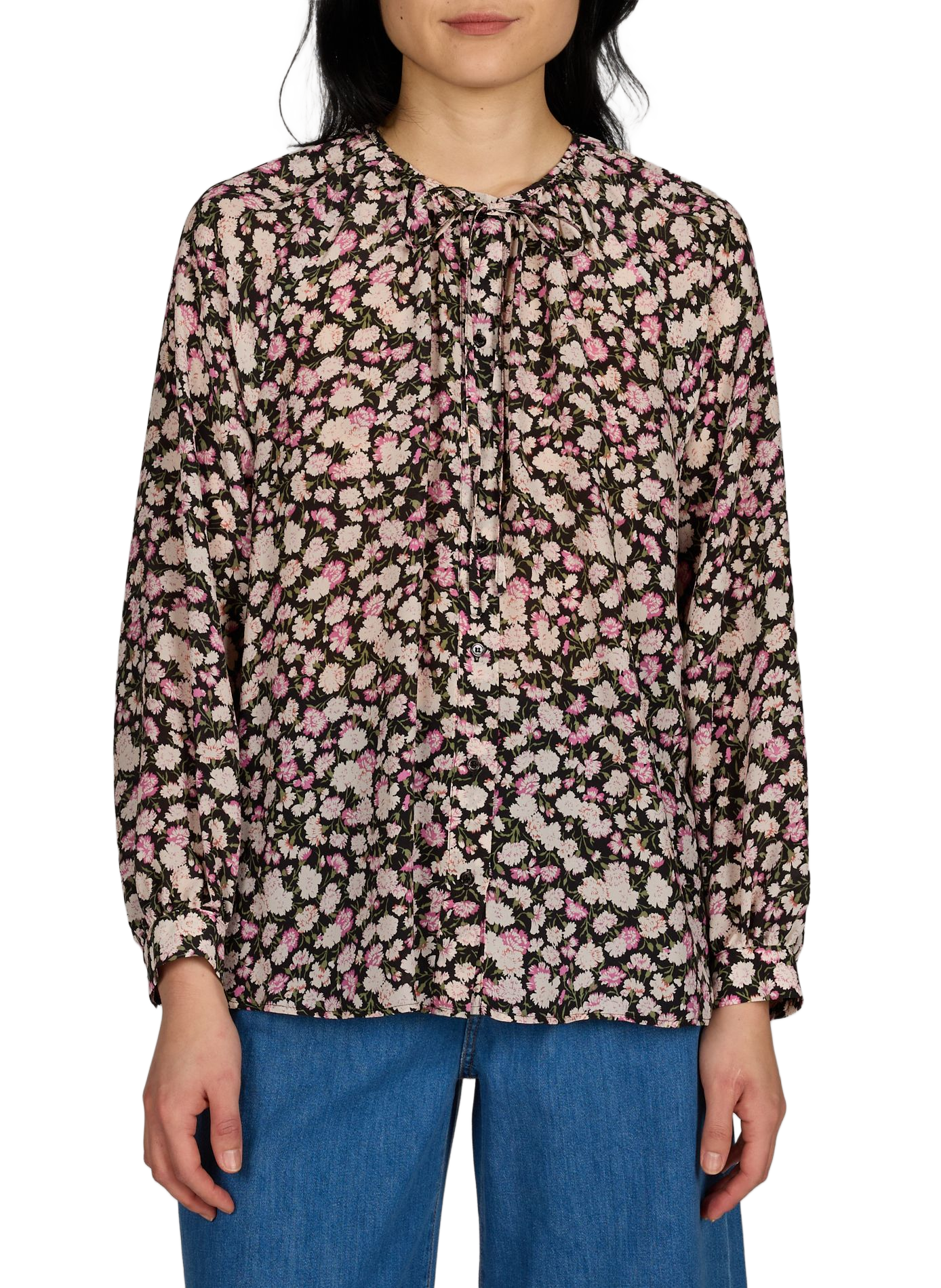 Silk floral shirt MAX MARA WEEK END Pink
