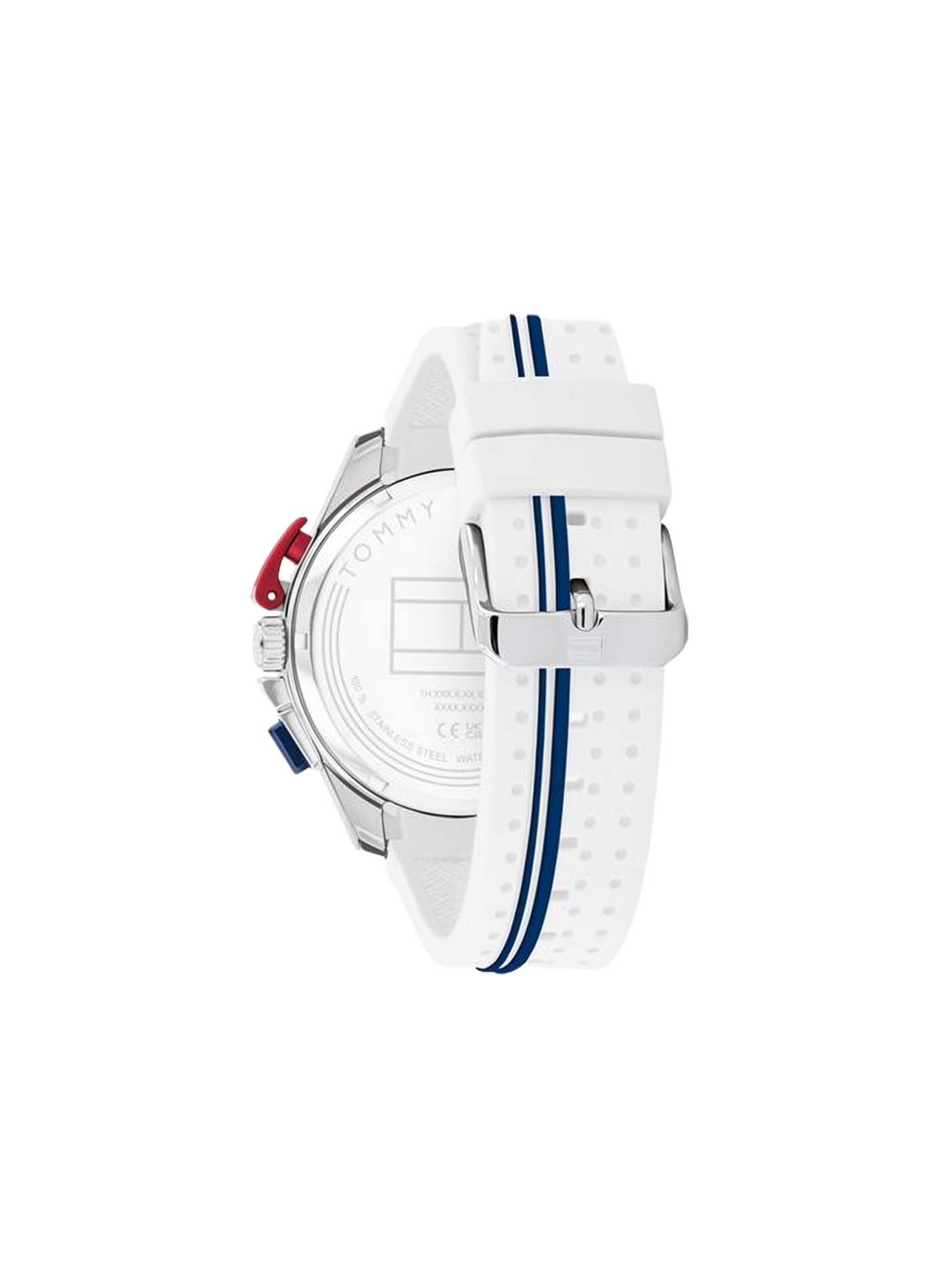 Montre Bank en silicone TOMMY HILFIGER MONTRES Blanc
