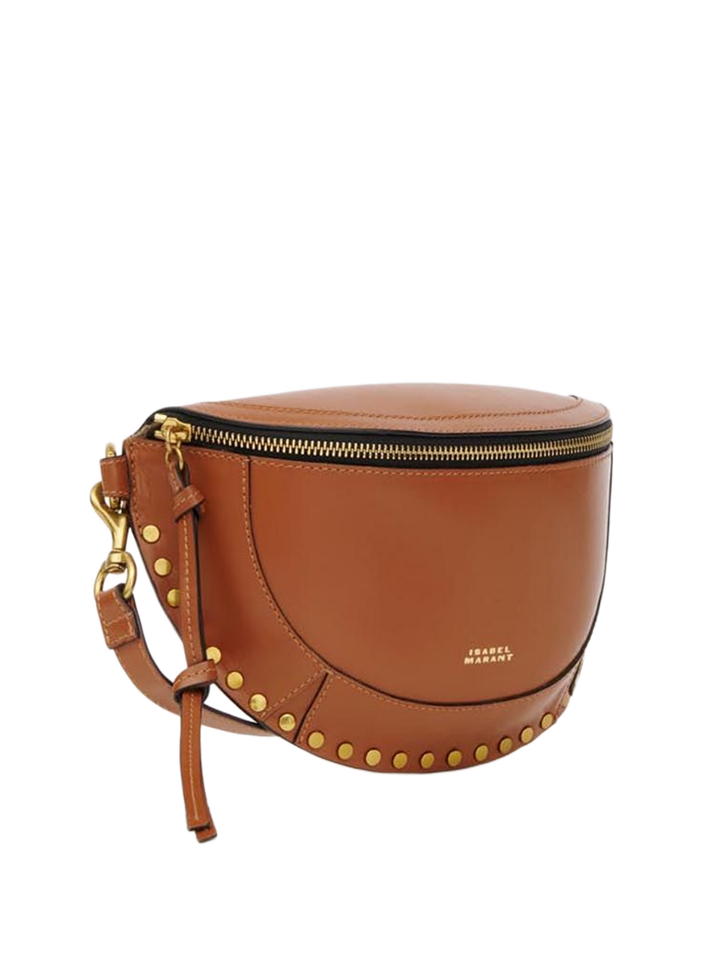 Skano calf leather bum bag ISABEL MARANT Brown