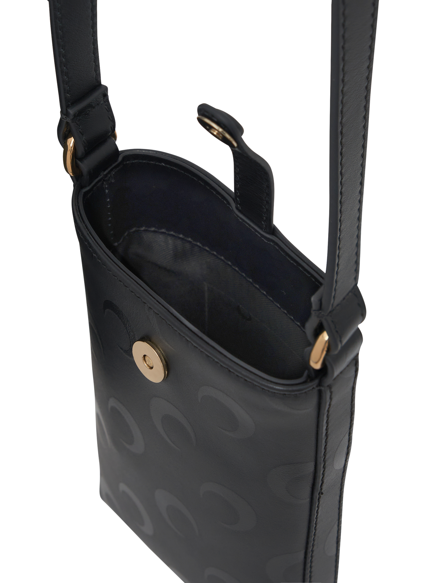 Moon canvas phone holder MARINE SERRE Black