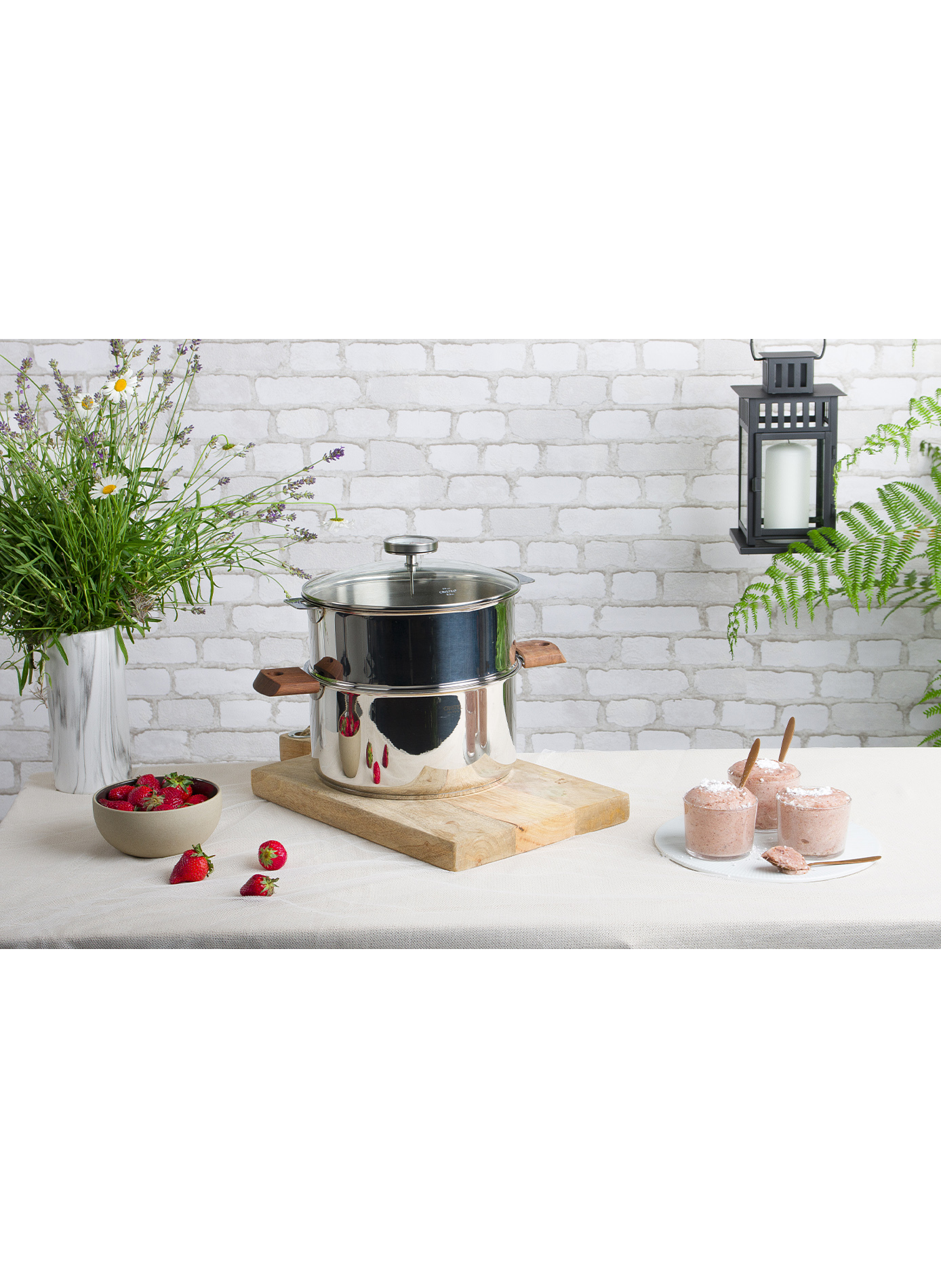 Cuiseur ensemble cuisson Biome en inox CRISTEL Gris