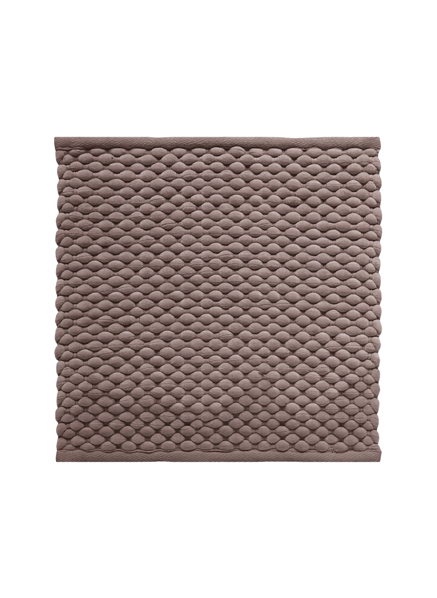 Alfombra de baño Maks de algodón mezclado AQUANOVA Marrón