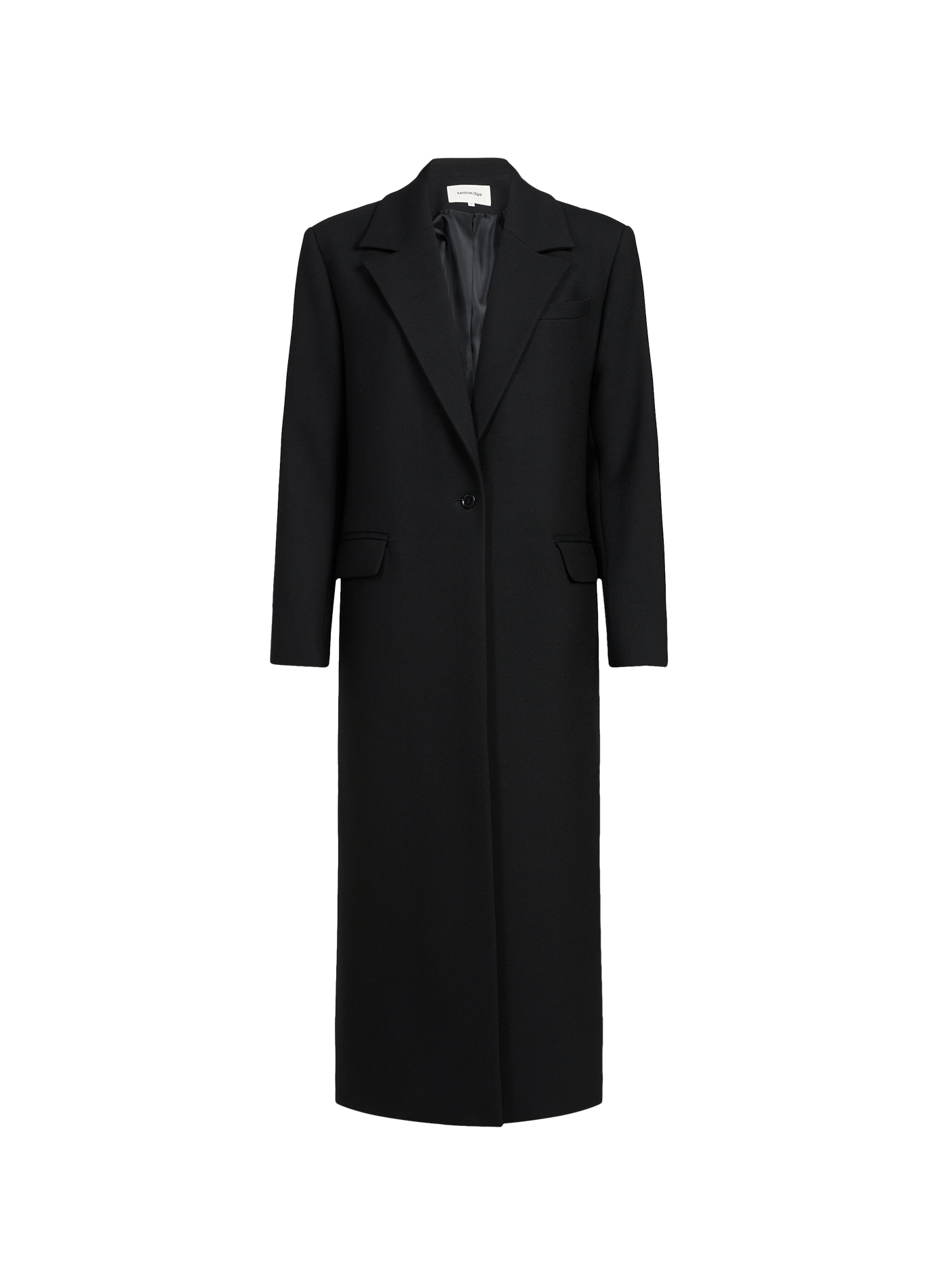 Manteau col tailleur SAISON 1865 Noir