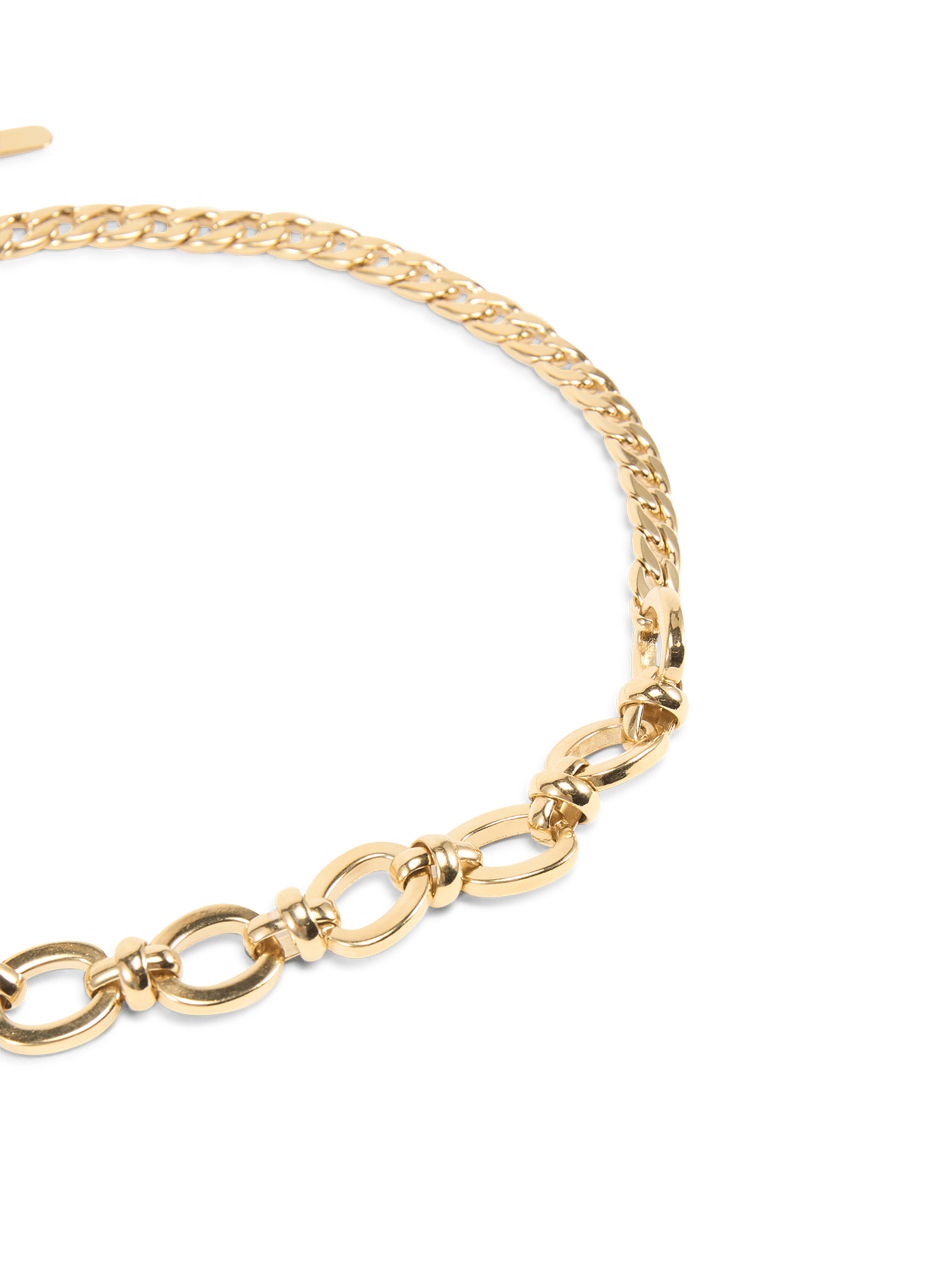 Collier ras de cou Maille  SAISON 1865 Doré