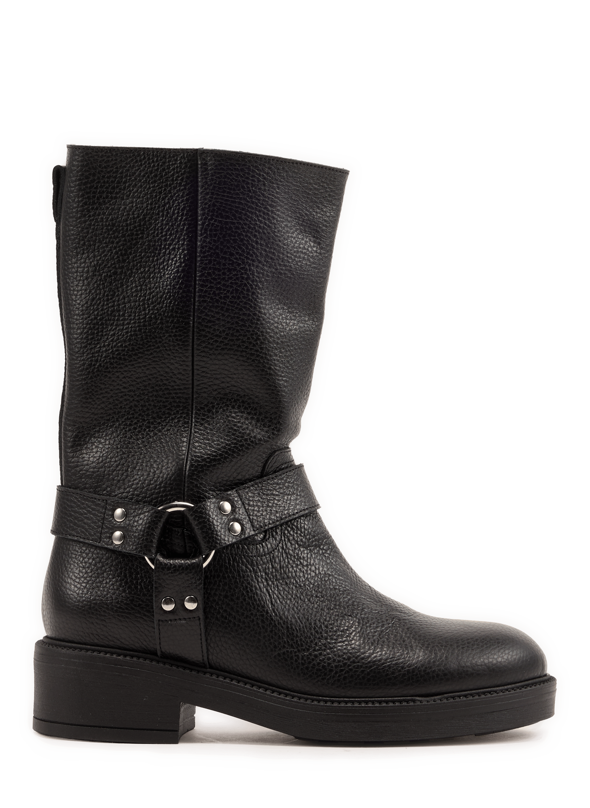 Gala boots in textured cowhide leather SAISON 1865 Black